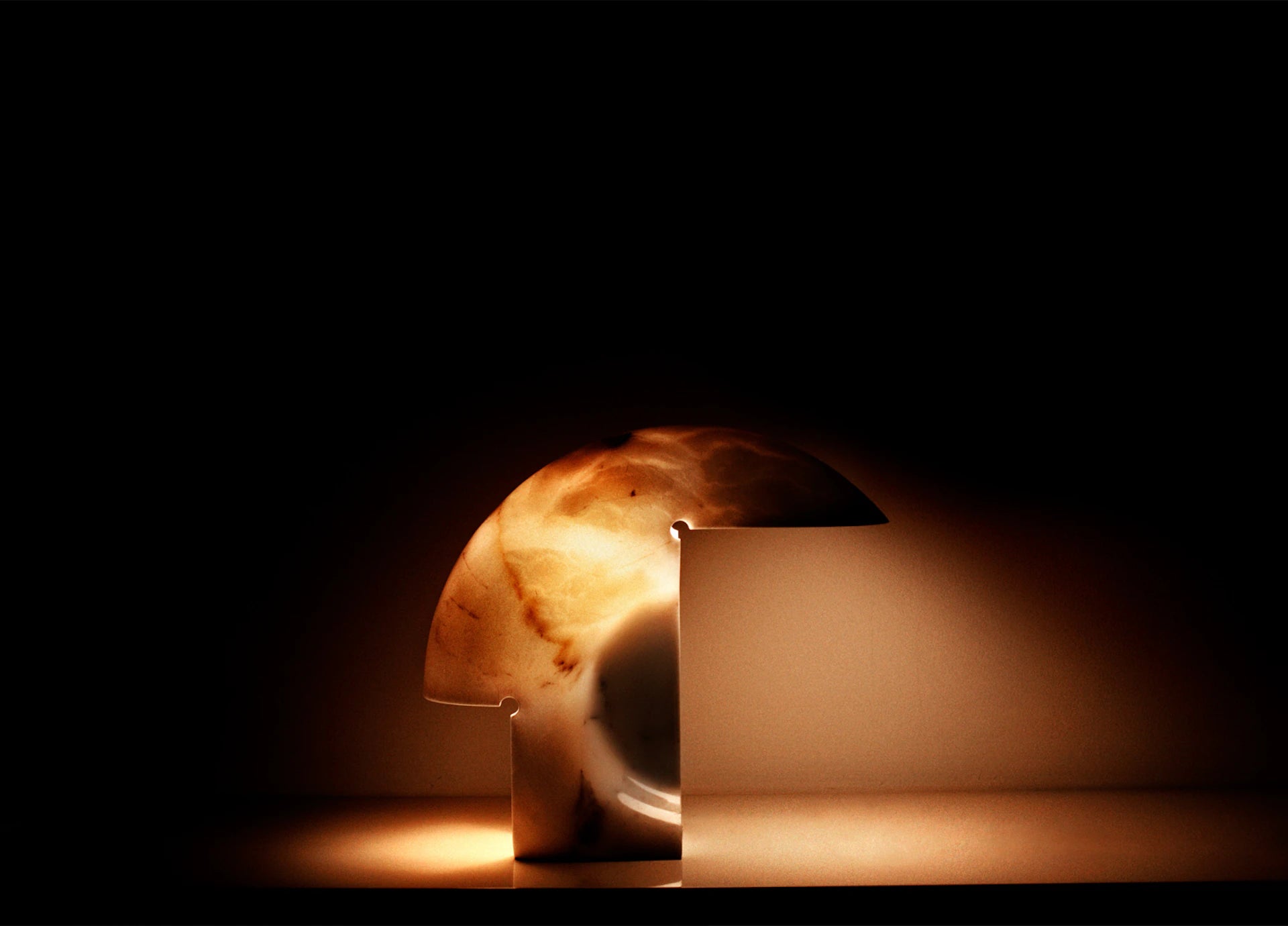 Lampa stołowa BIAGIO biały marmur