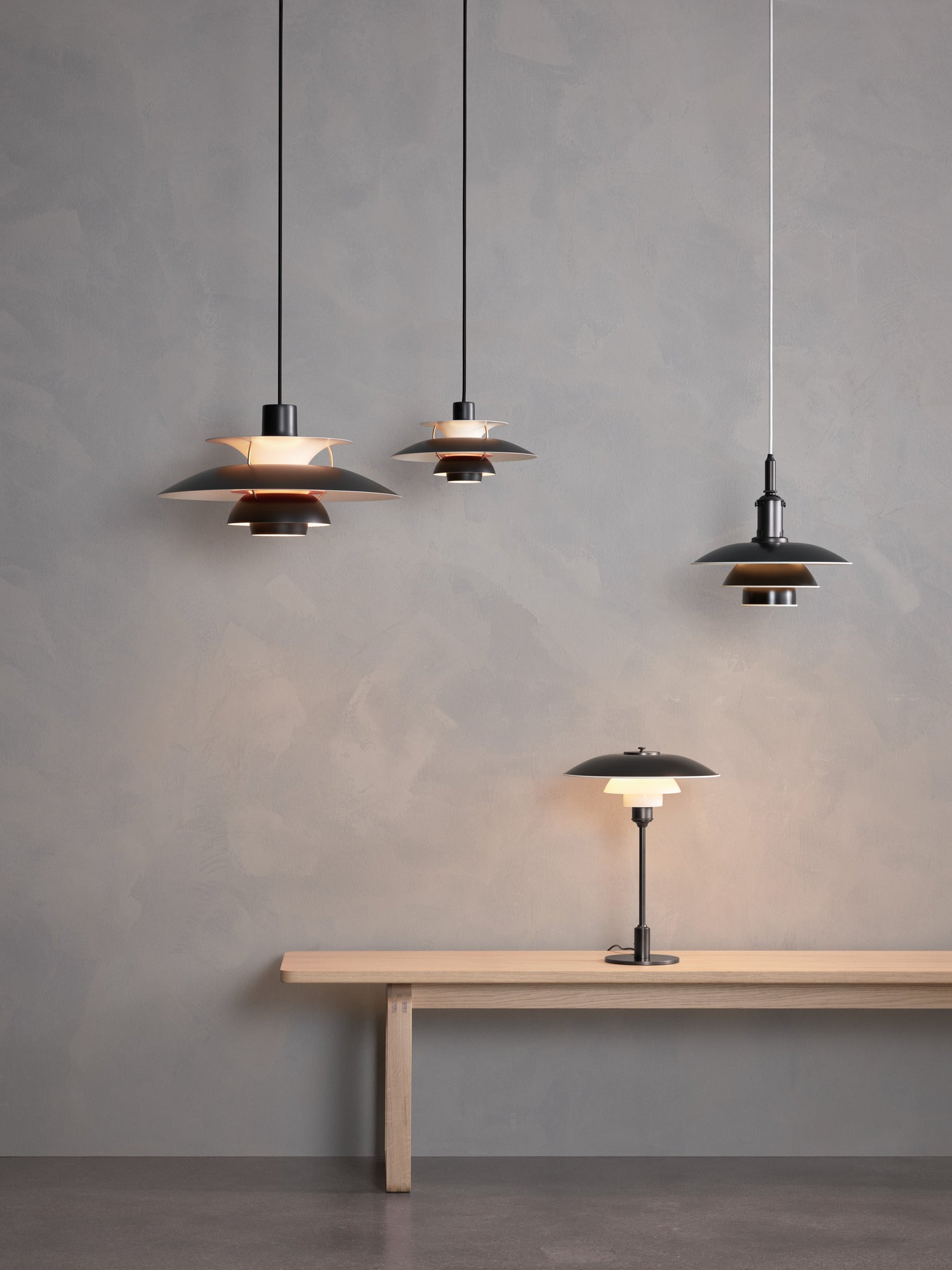 Lampa wisząca PH 5 monochromatyczny czarny