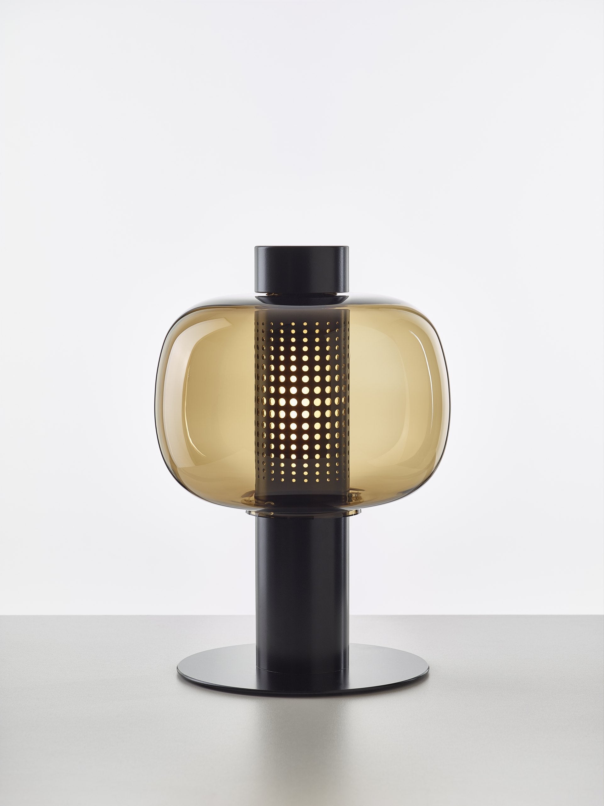 Lampa stojąca zewnętrzna BONBORI dmuchane szkło