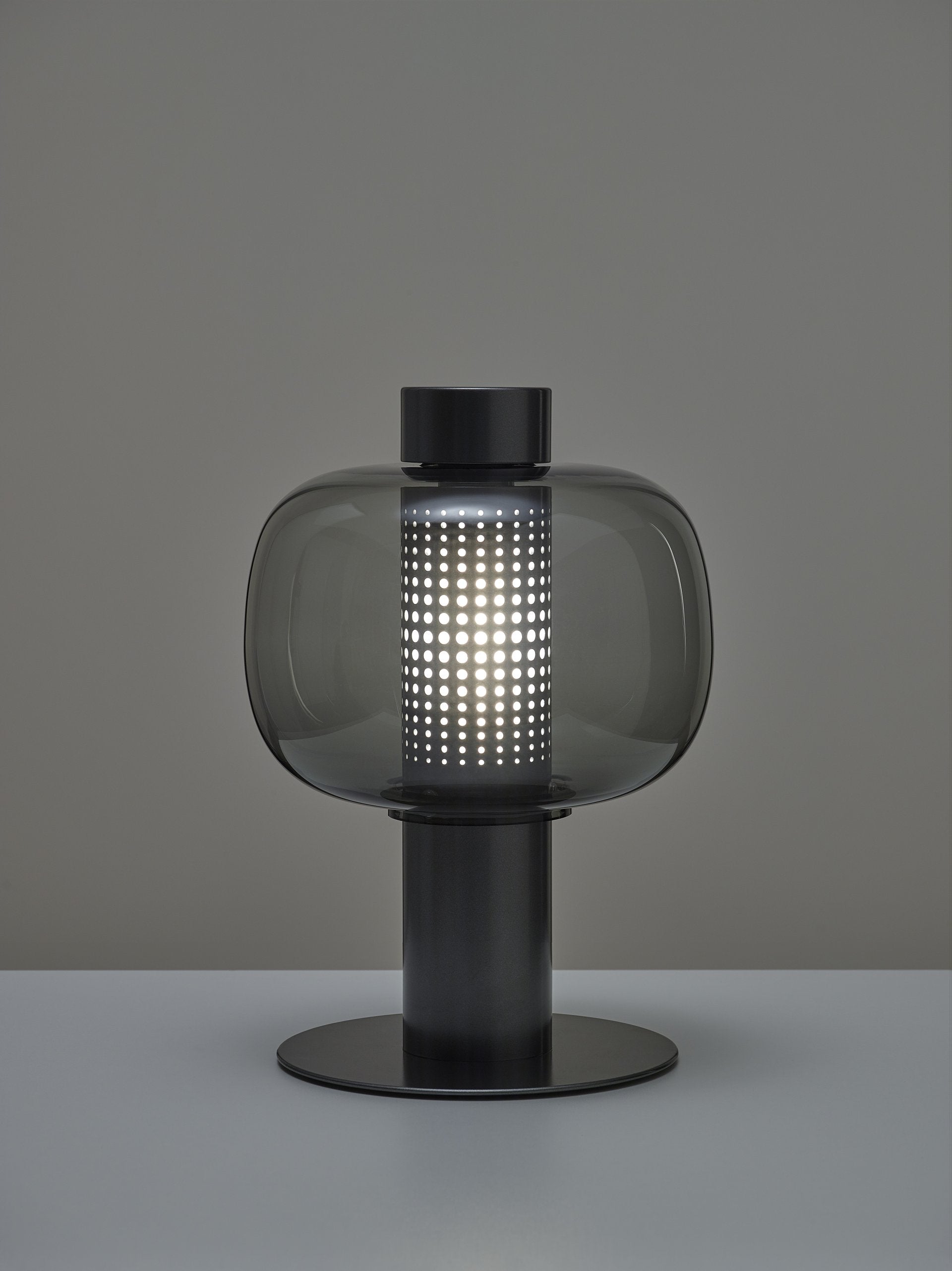 Lampa stojąca zewnętrzna BONBORI dmuchane szkło