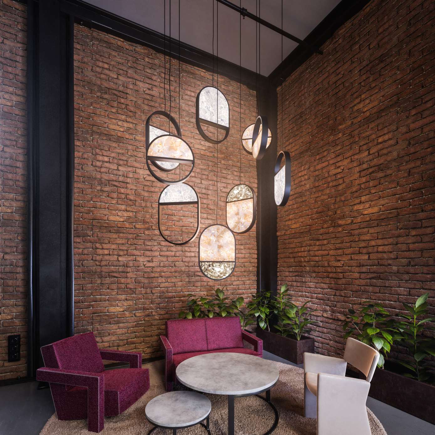 Lampa wisząca GEOMETRIC szkło błyszczące Brokisglass