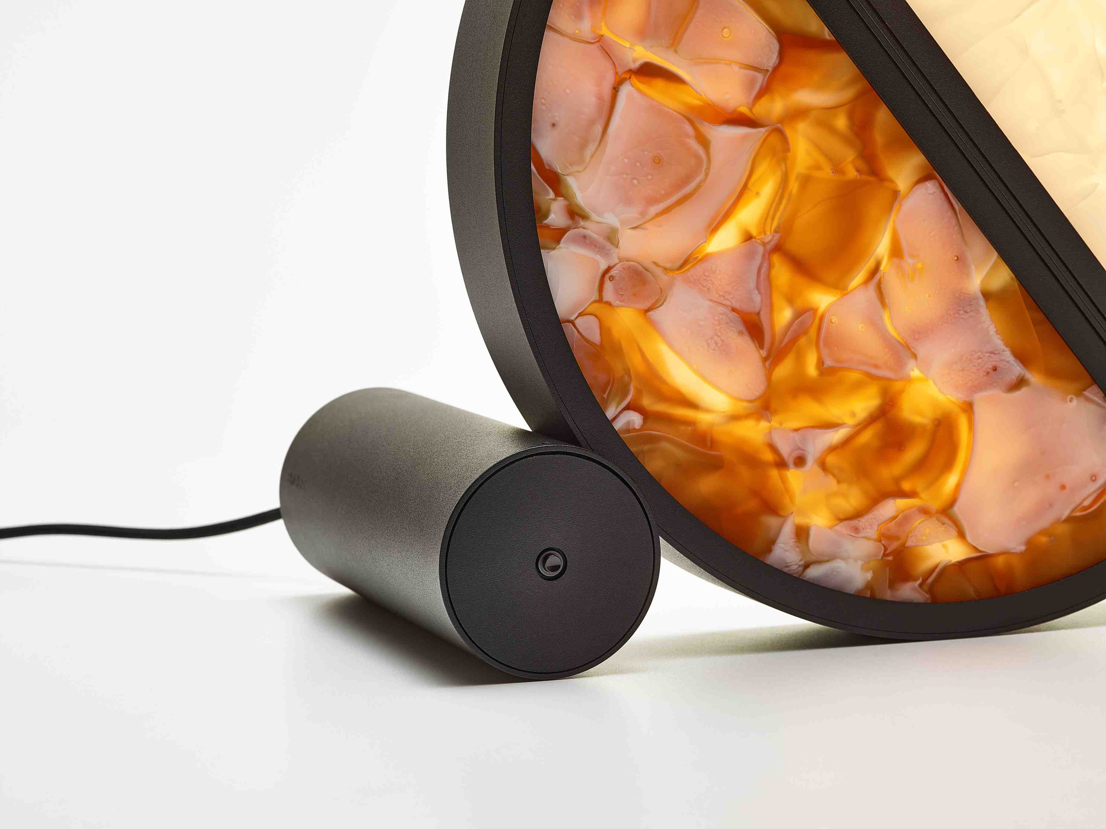 Lampa stołowa GEOMETRIC szkło błyszczące Brokisglass