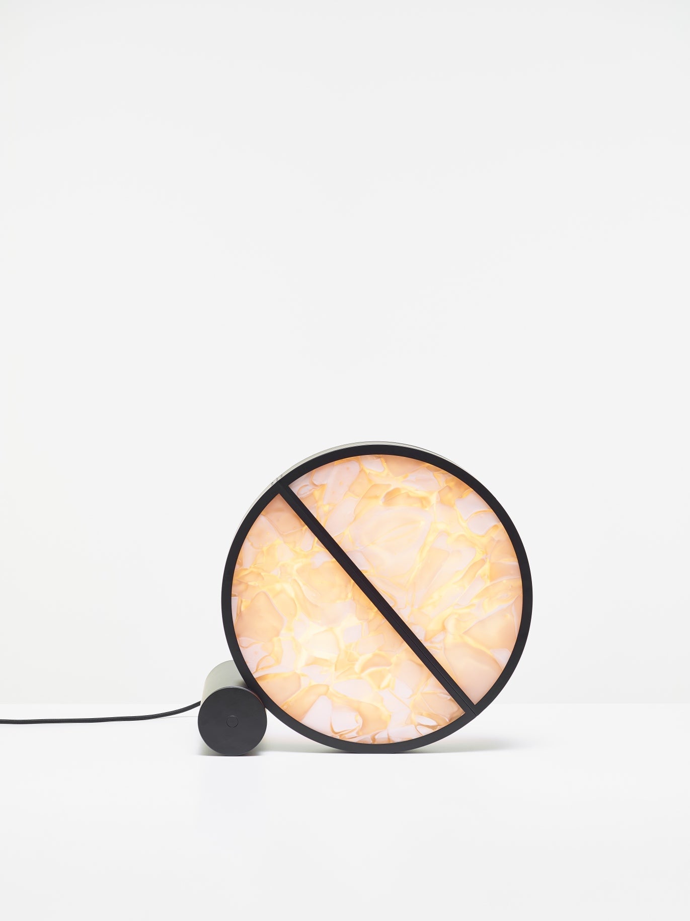 Lampa stołowa GEOMETRIC szkło błyszczące Brokisglass