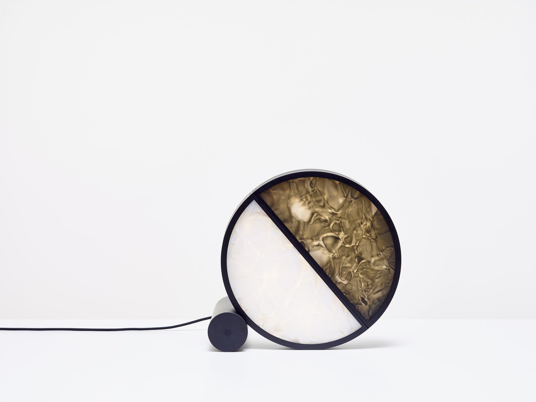 Lampa stołowa GEOMETRIC szkło błyszczące Brokisglass