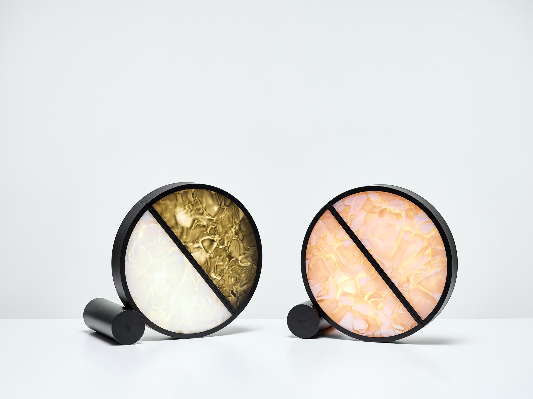 Lampa stołowa GEOMETRIC szkło błyszczące Brokisglass