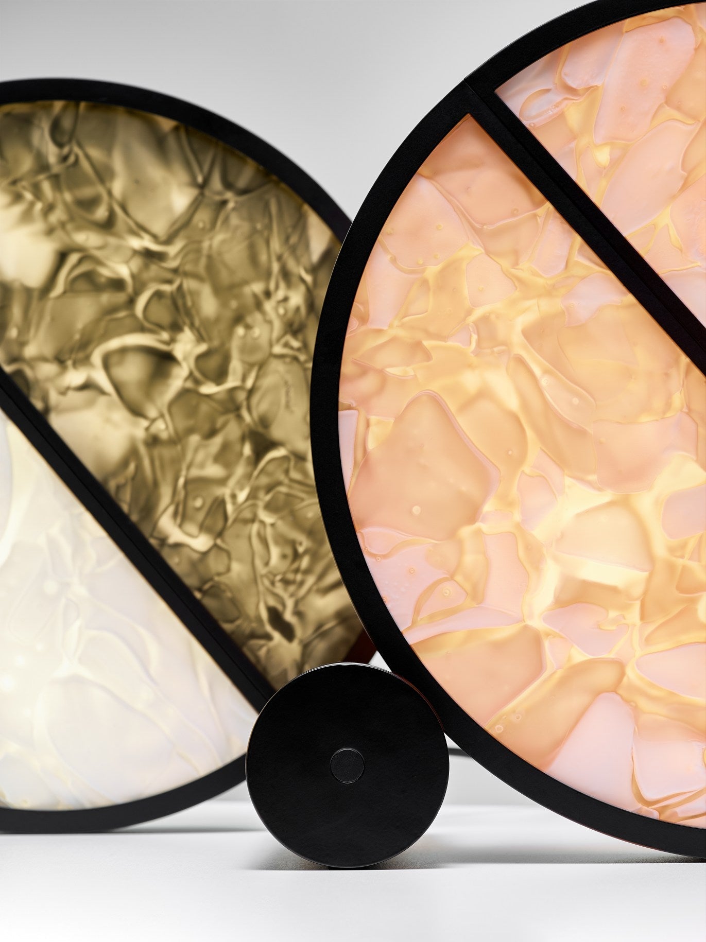 Lampa stołowa GEOMETRIC szkło błyszczące Brokisglass