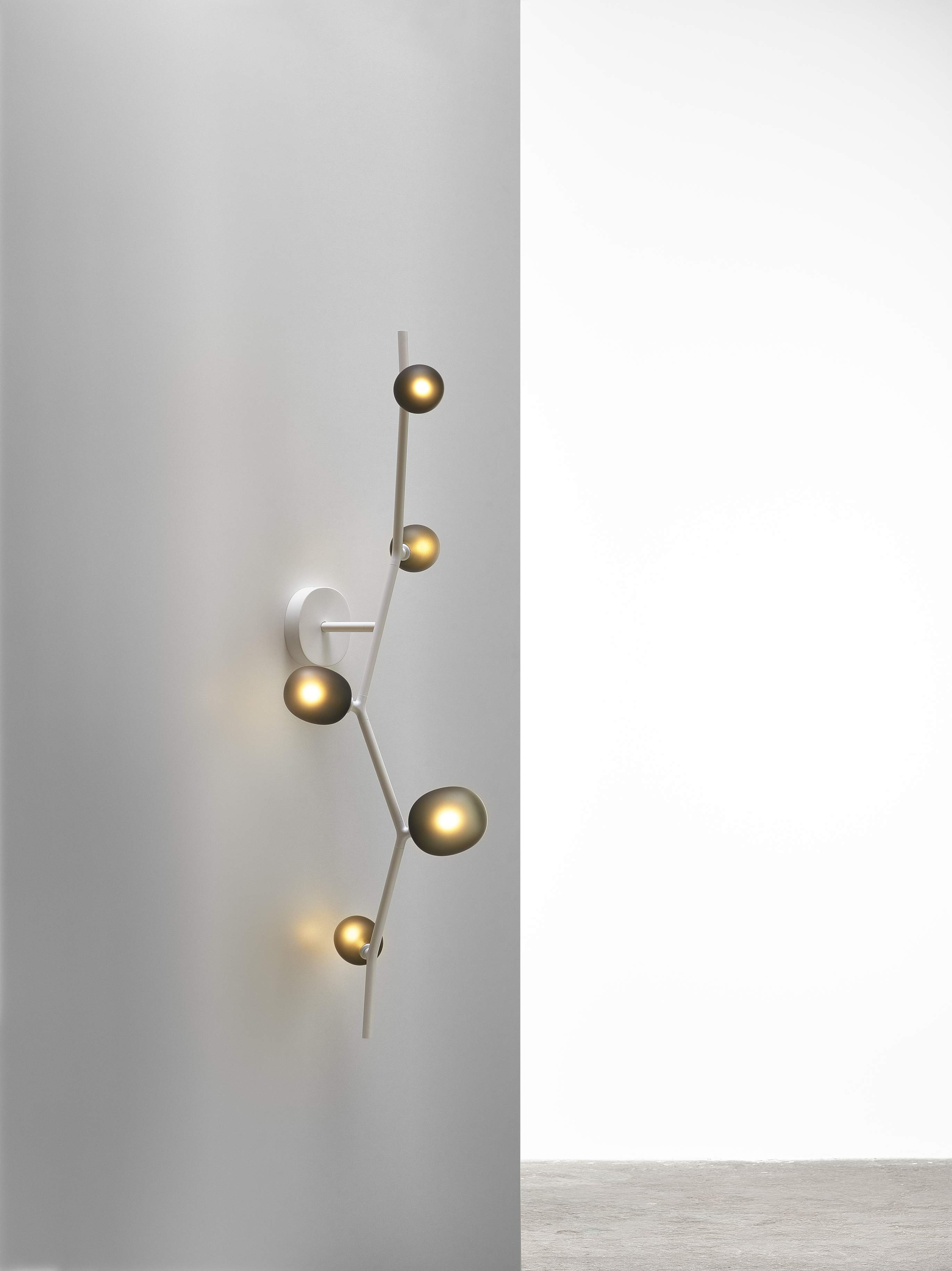 Lampa ścienna IVY szkło matowe