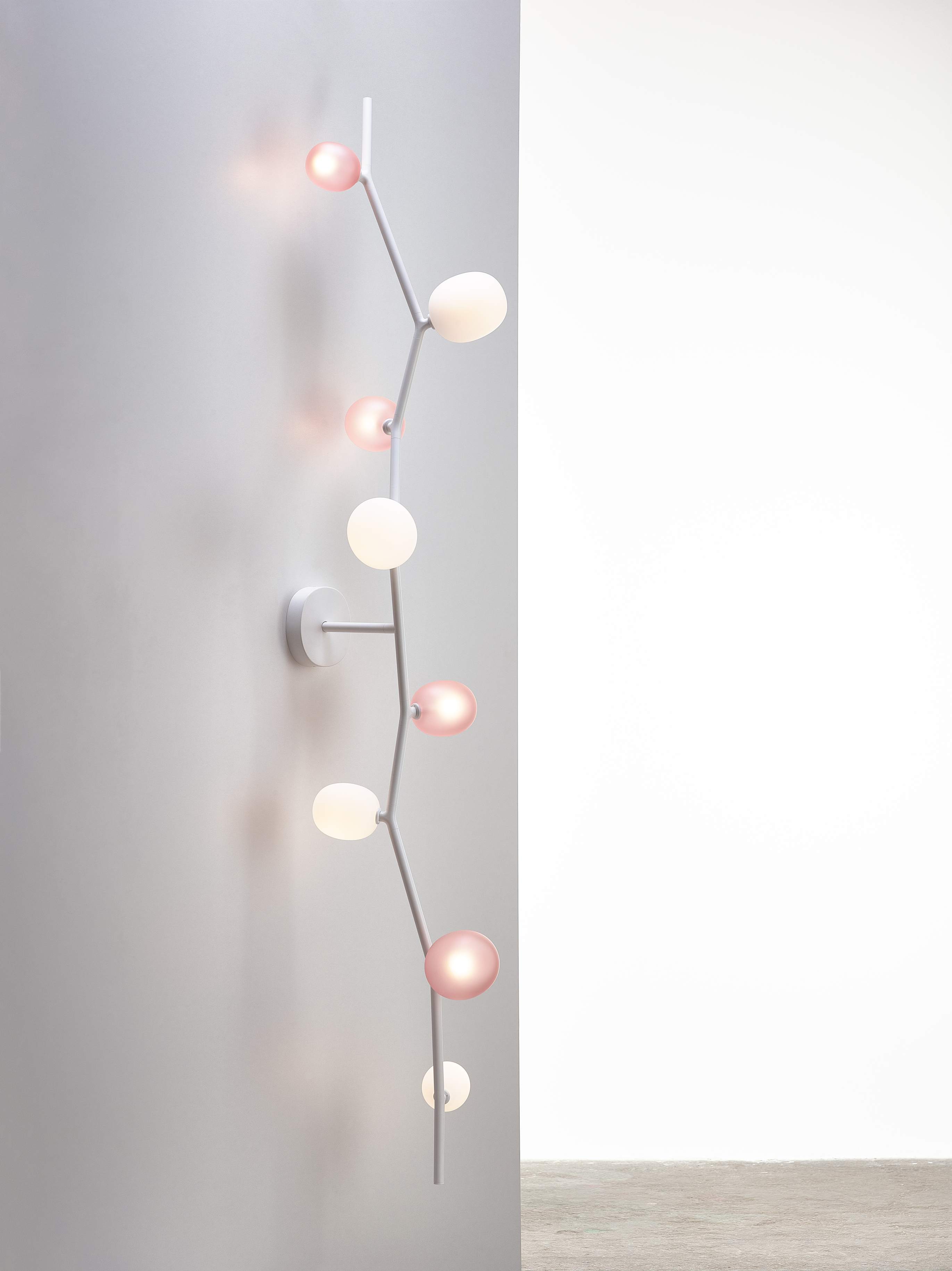 Lampa ścienna IVY szkło matowe