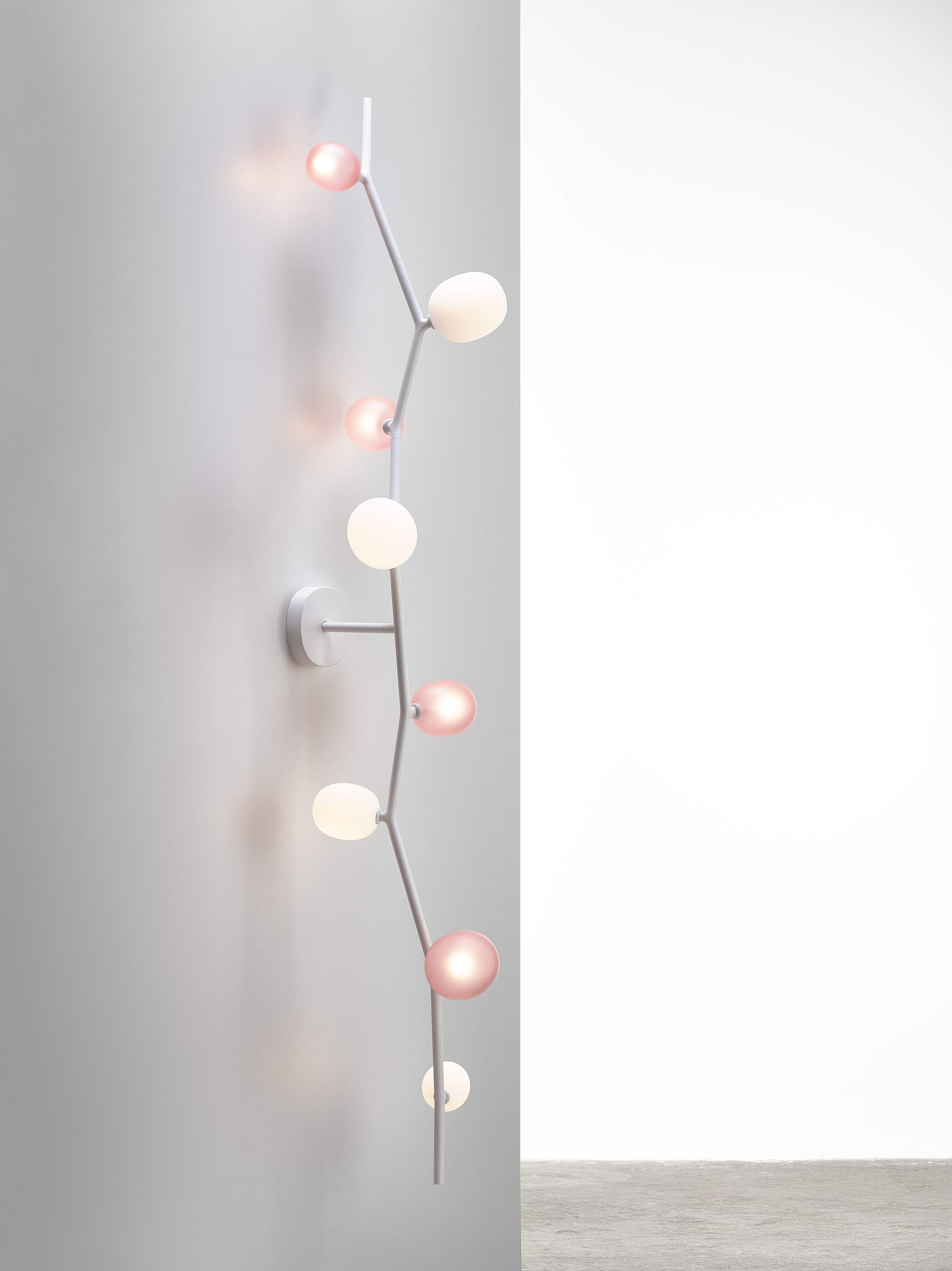 Lampa ścienna IVY szkło matowe