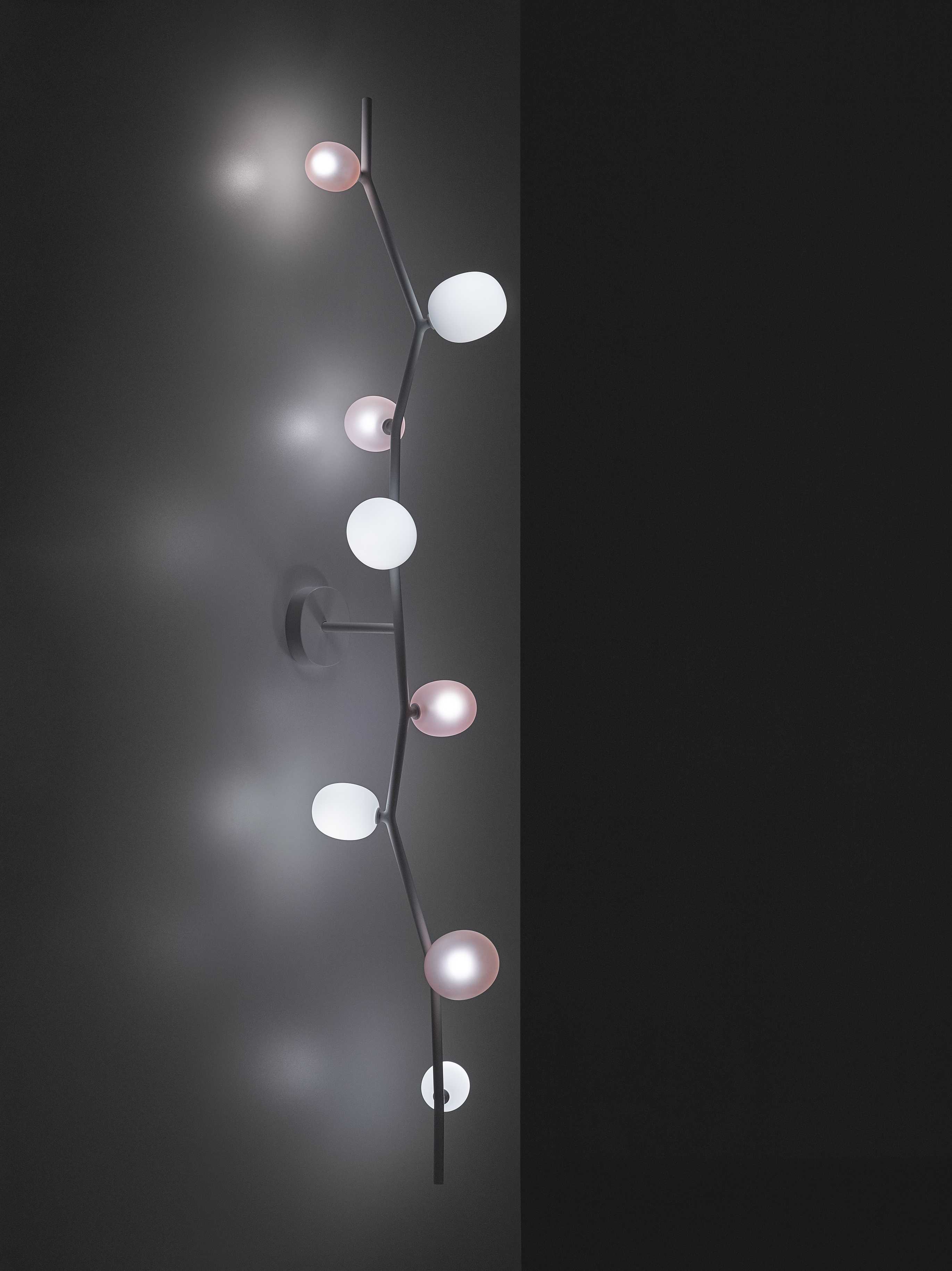 Lampa ścienna IVY szkło matowe