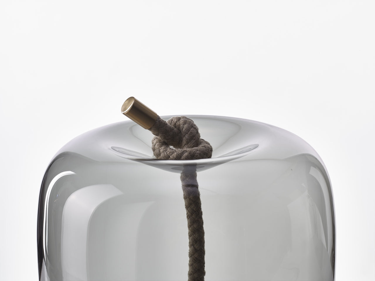 Lampa stołowa KNOT - CILINDRO szklana