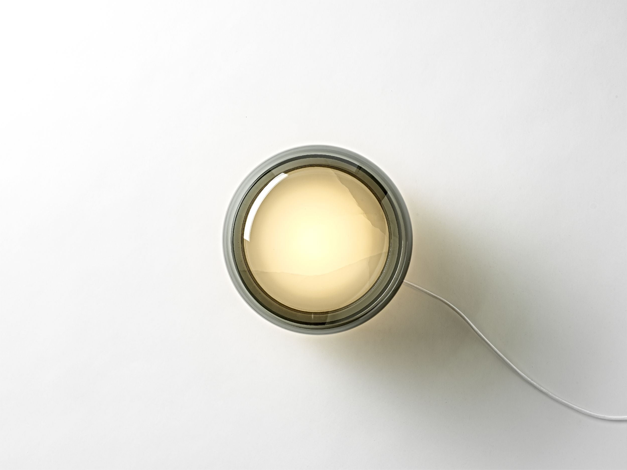 Lampa stołowa MACARON MINI dmuchane szkło z onyksem
