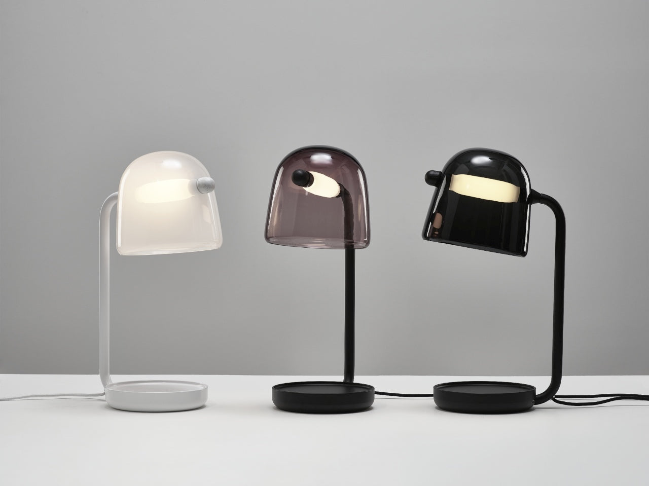 Lampa stołowa MONA biała podstawa
