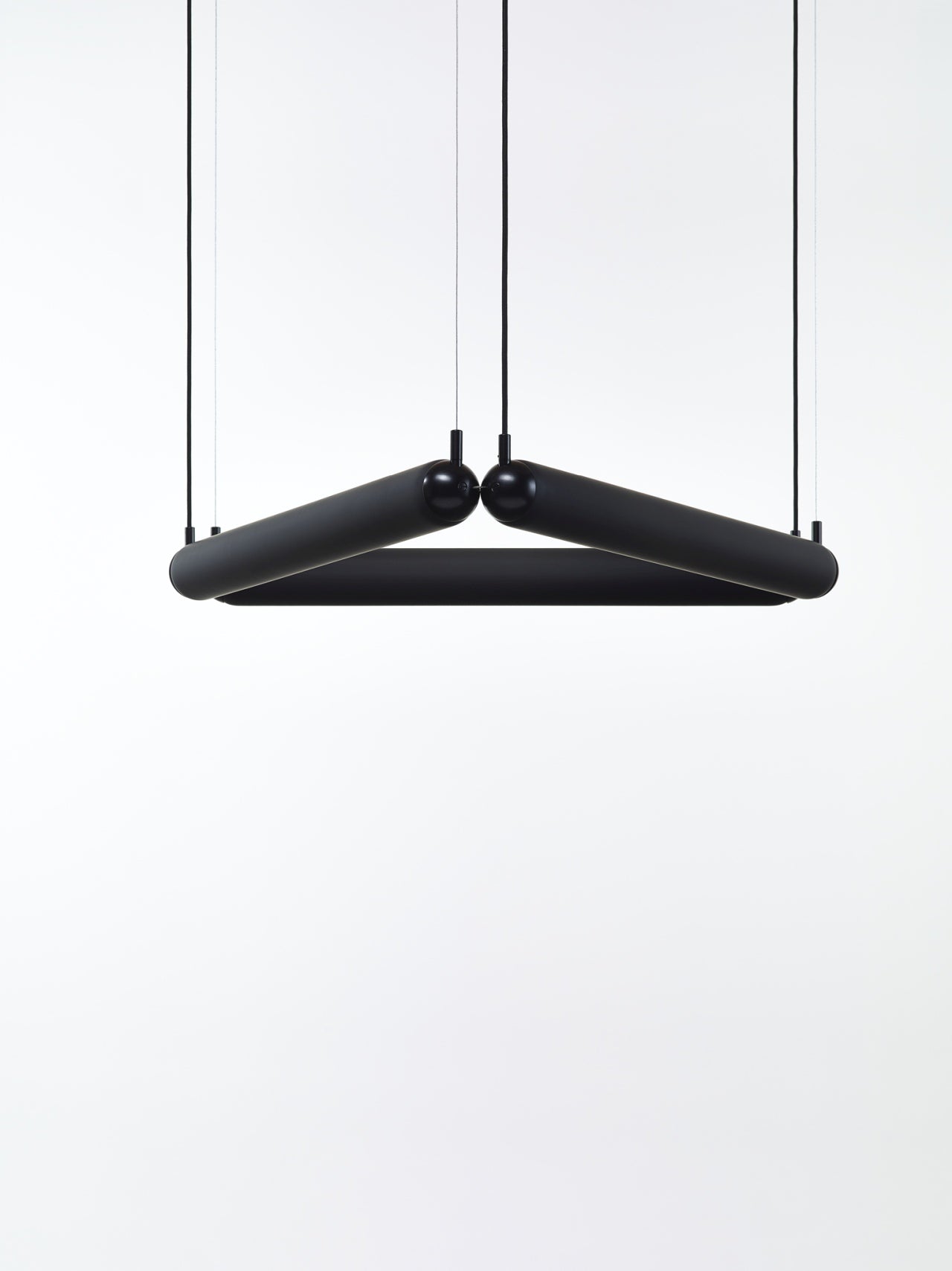 Lampa wisząca PURO CONTOUR - TRIANGLE szkło matowe