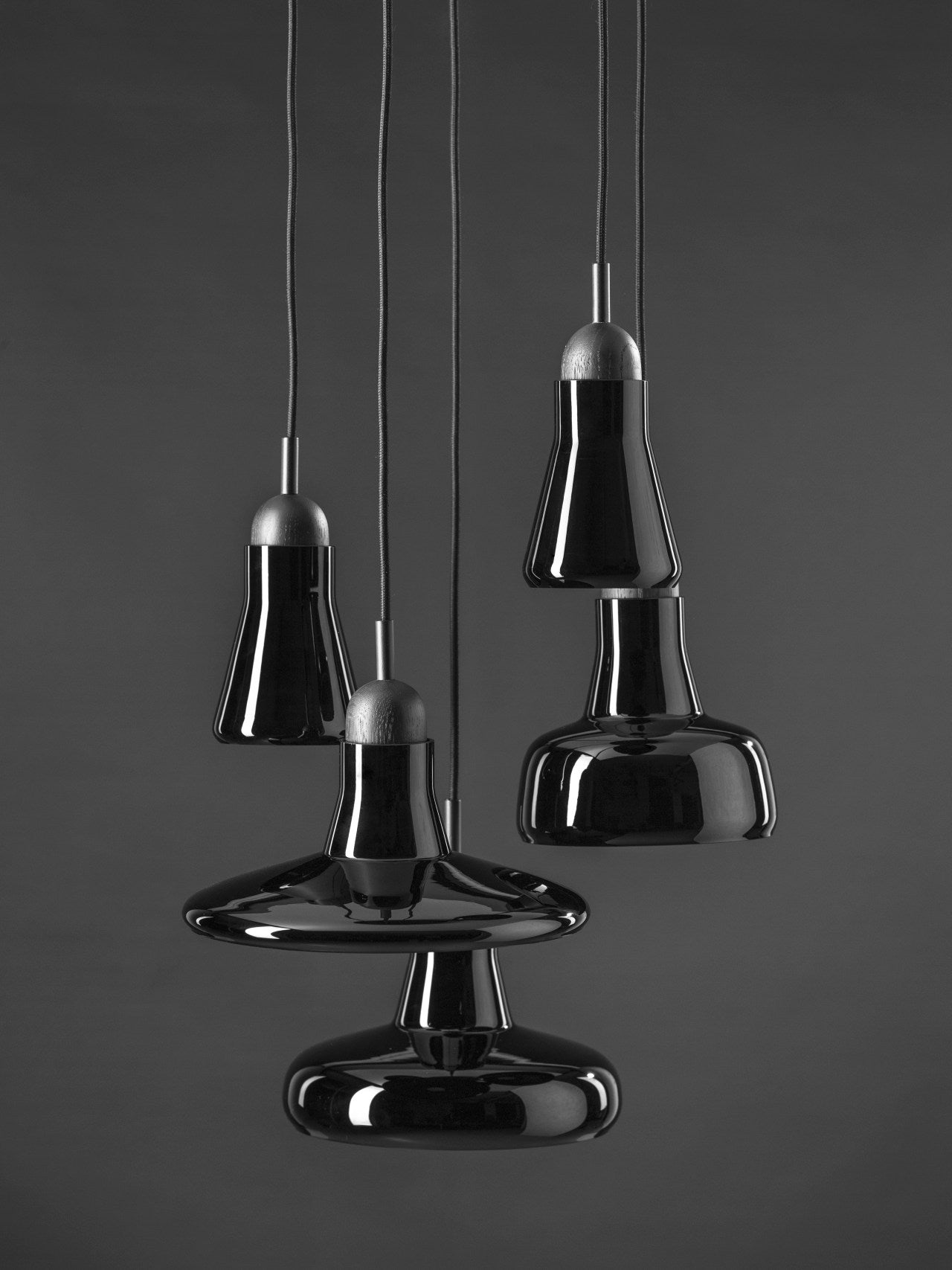 Lampa wisząca SHADOWS - SET RING szkło błyszczące