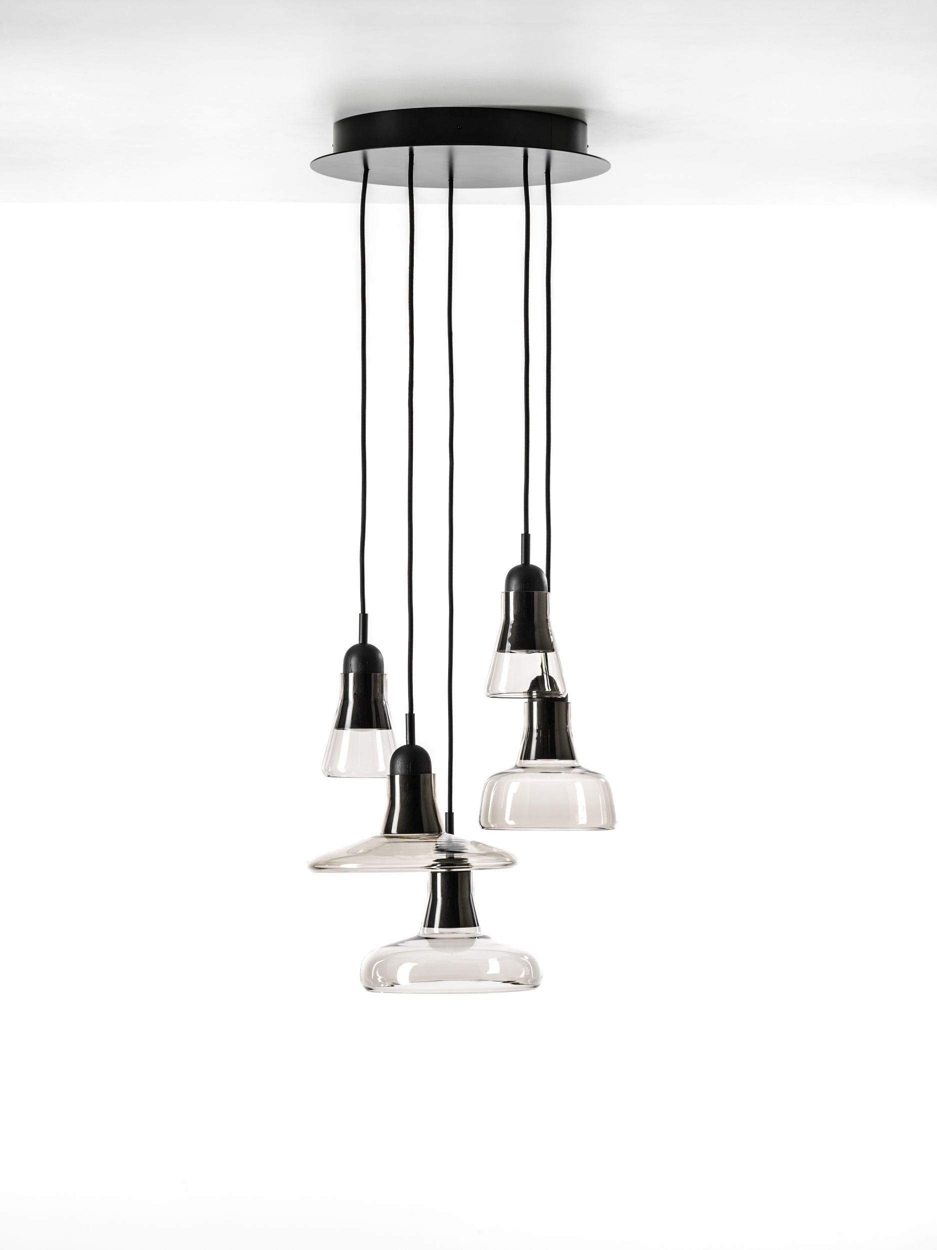 Lampa wisząca SHADOWS - SET RING szkło błyszczące