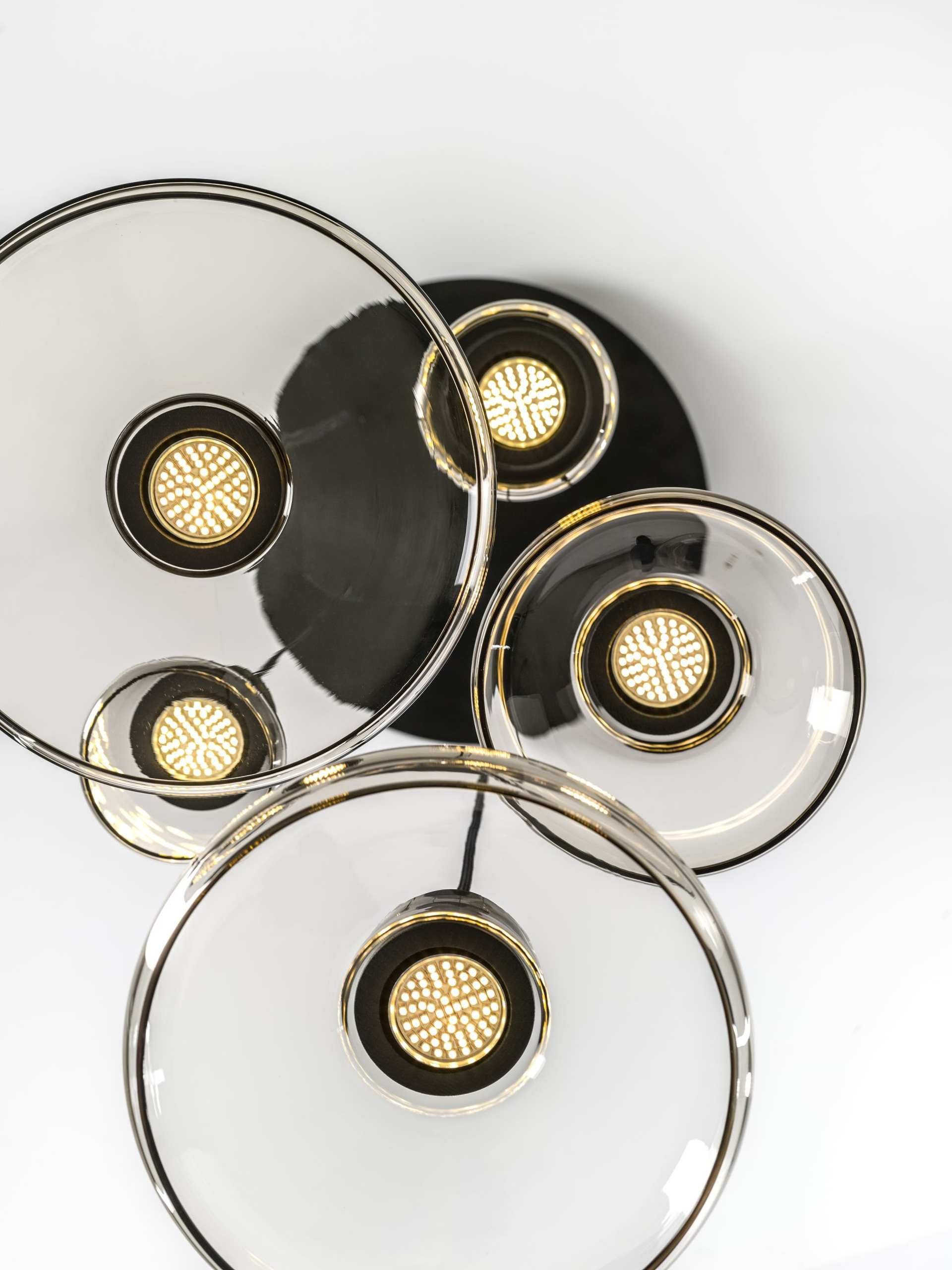 Lampa wisząca SHADOWS - SET RING szkło błyszczące