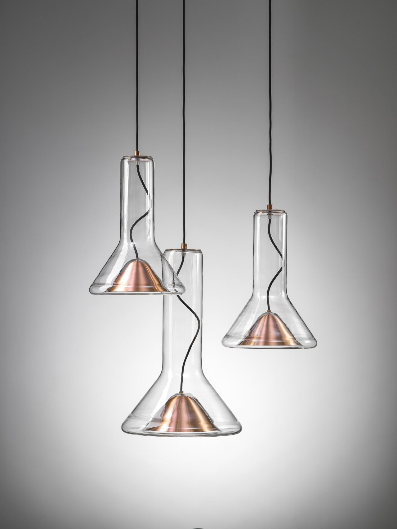 Lampa wisząca WHISTLE szkło dmuchane