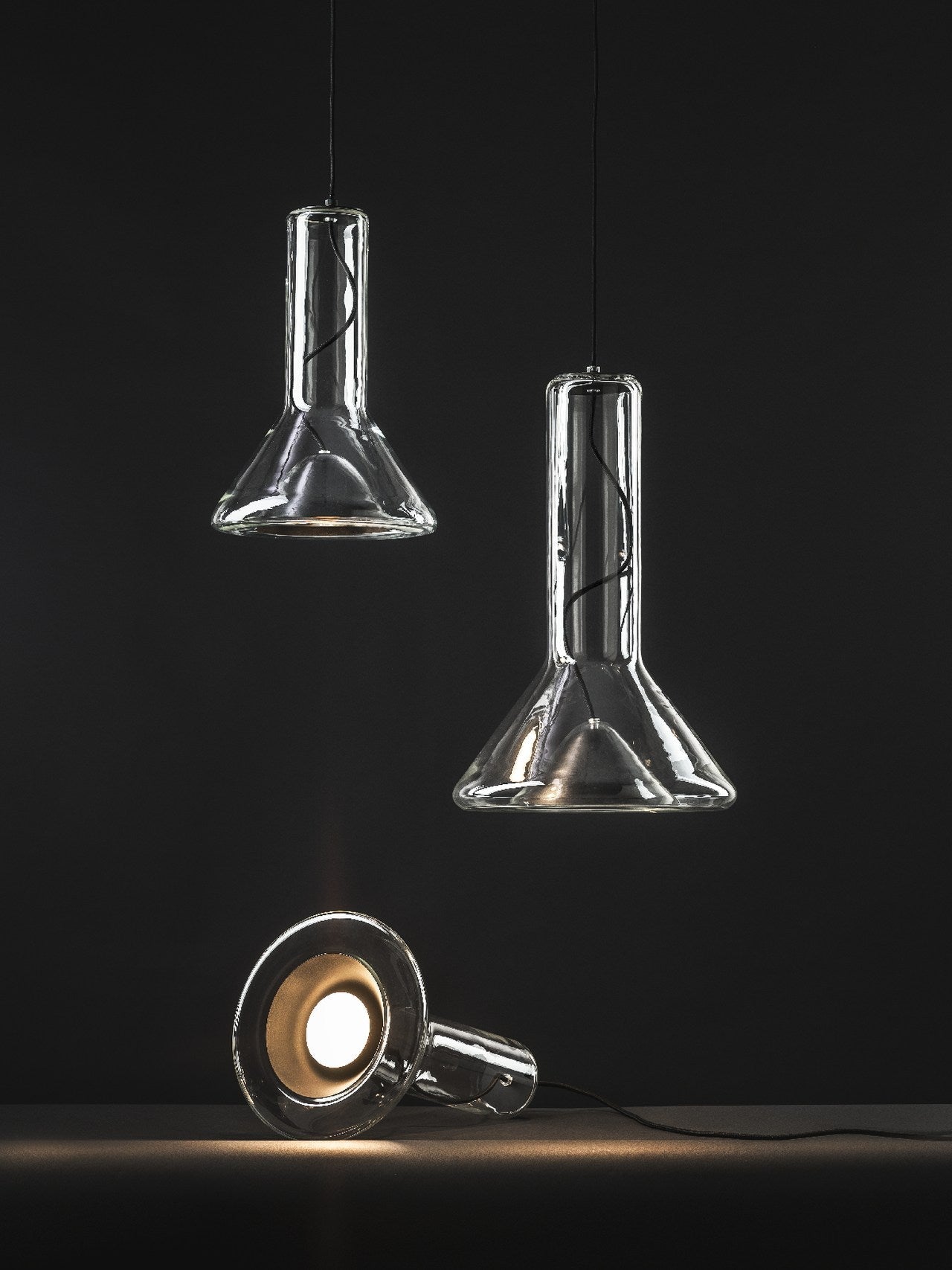 Lampa wisząca WHISTLE szkło dmuchane
