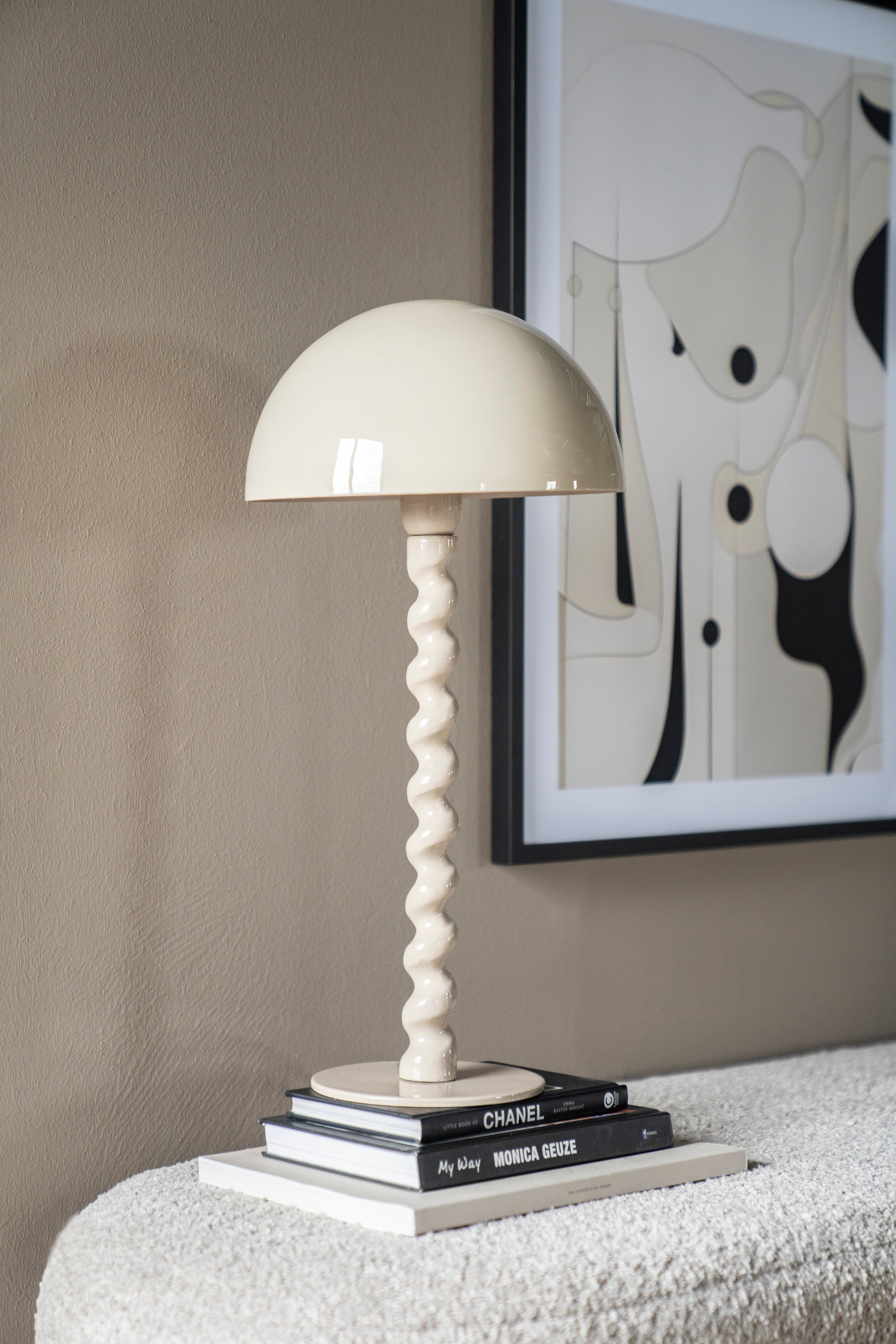 Lampa stołowa LUOX beżowy