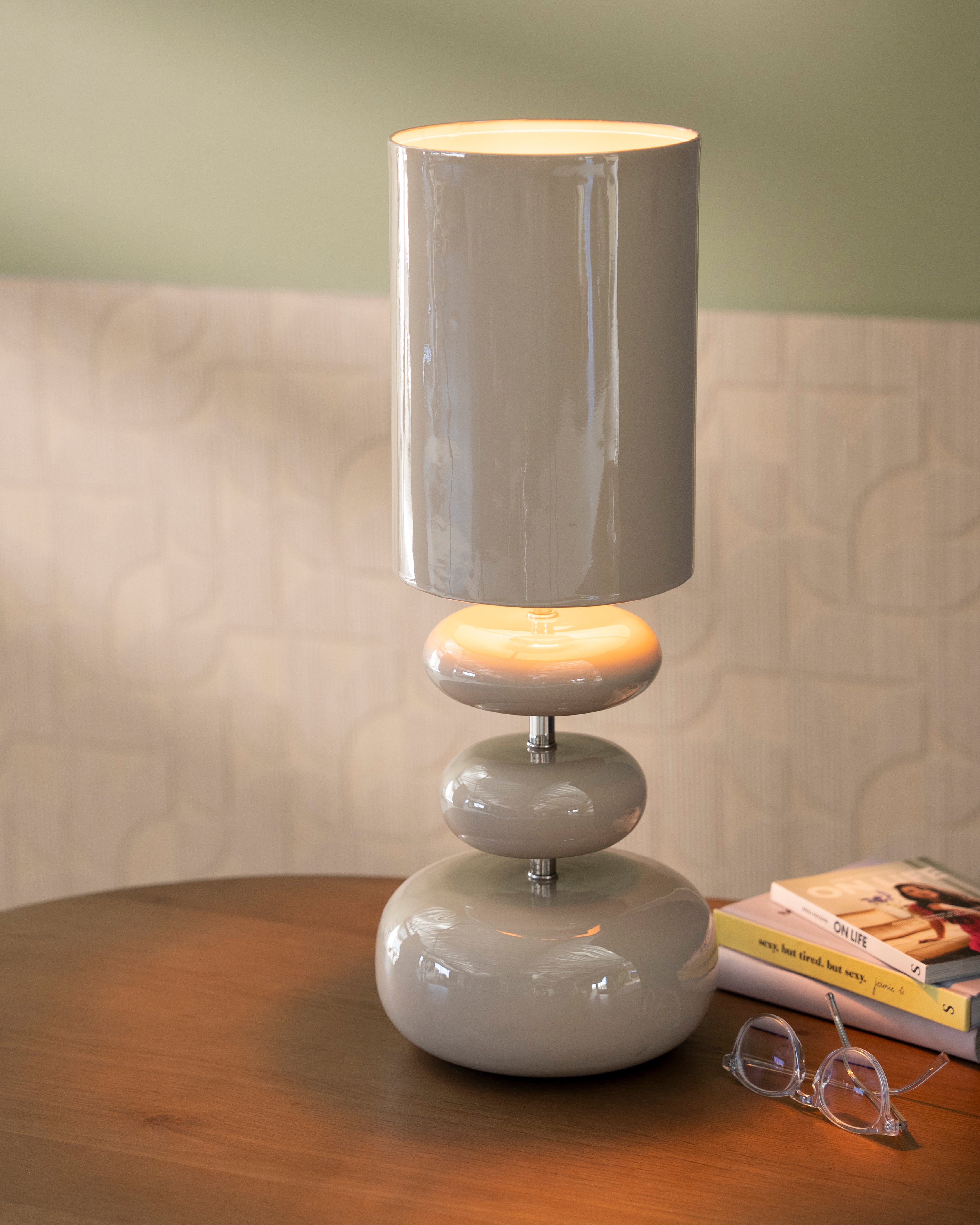 Lampa stołowa ORBS brązowy