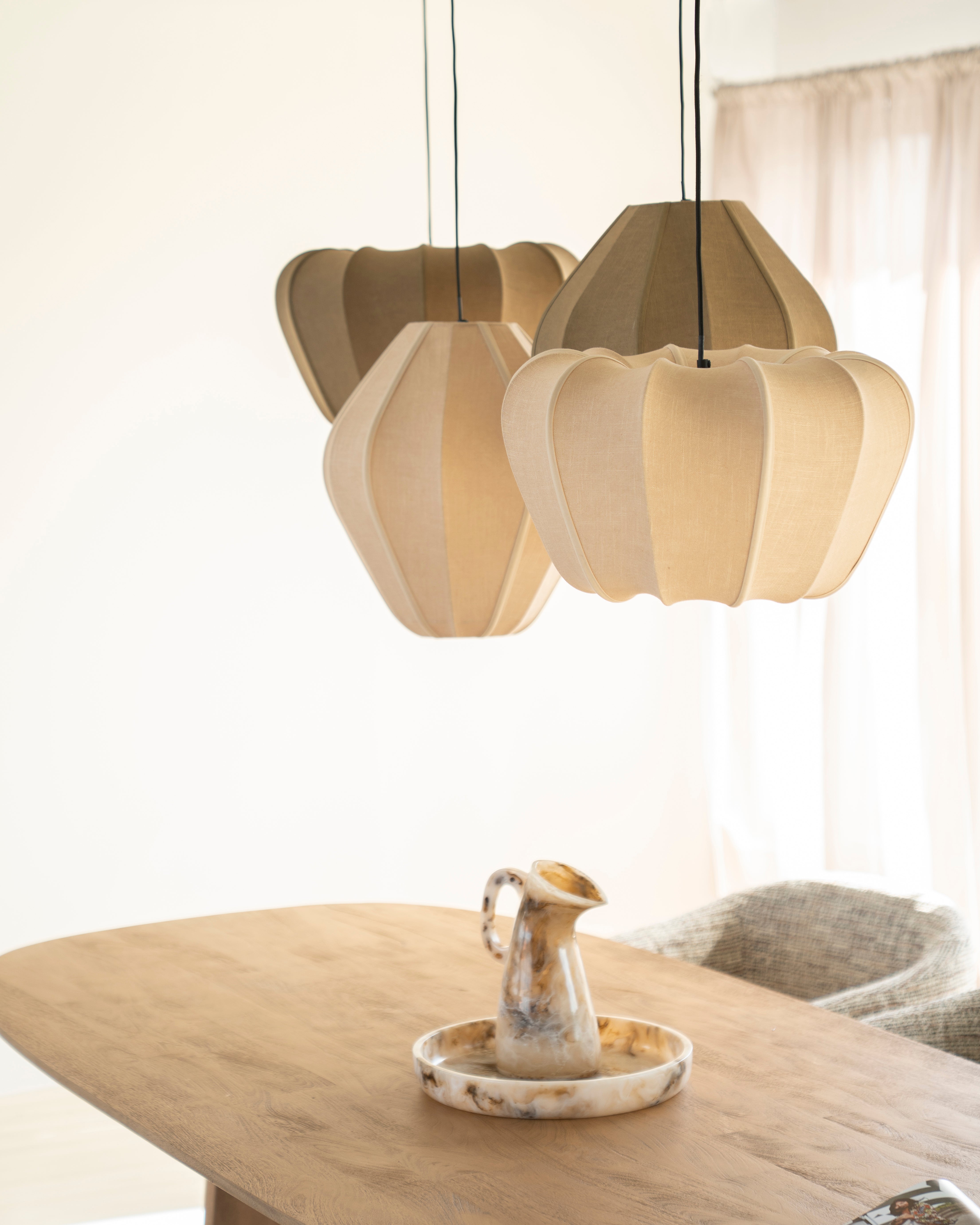 Lampa wisząca SORA kremowy