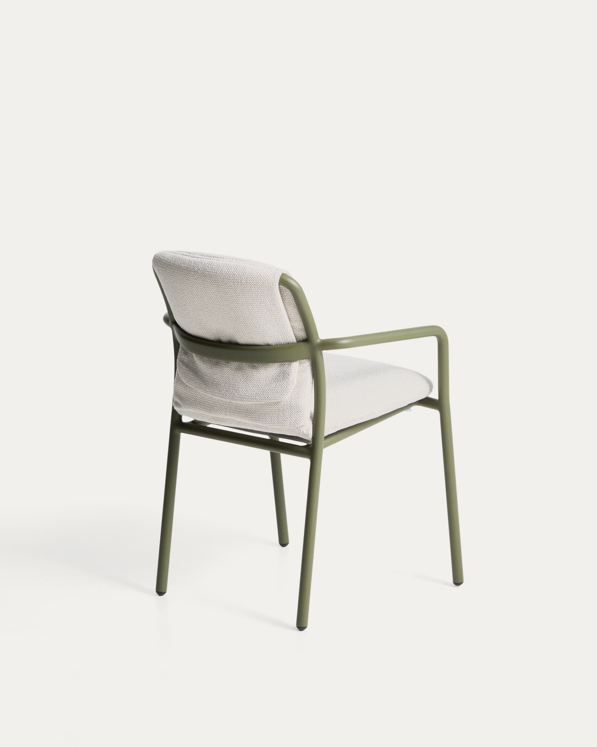 LINOSA Garden Chair Beige with Green Base