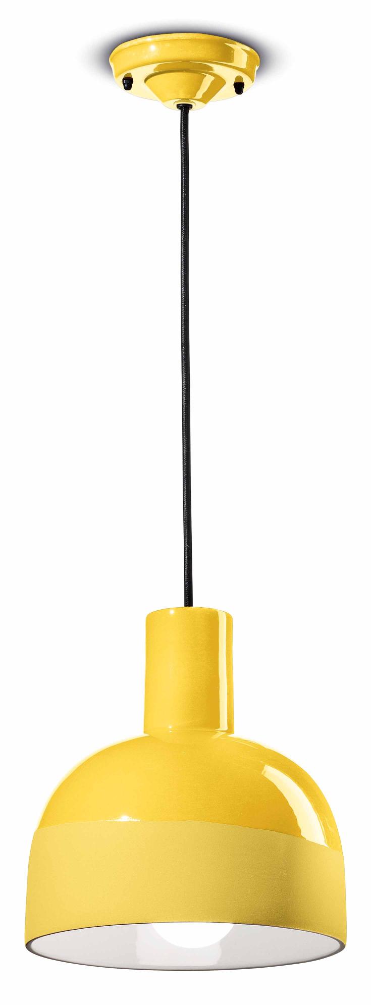 Lampa wisząca ceramiczna CAXIXI żółty