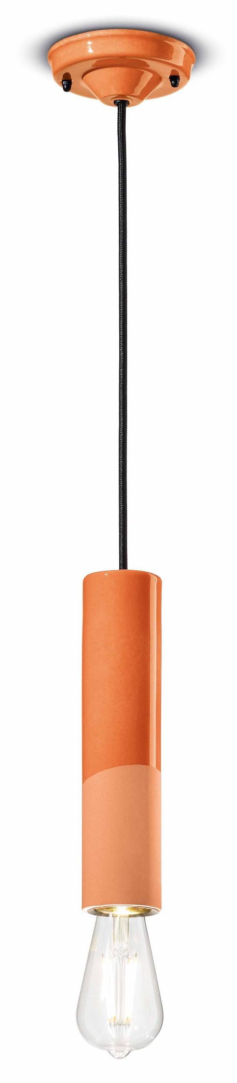Lampa wisząca ceramiczna PI pomarańczowy
