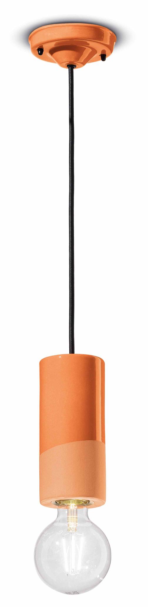 Lampa wisząca ceramiczna PI pomarańczowy