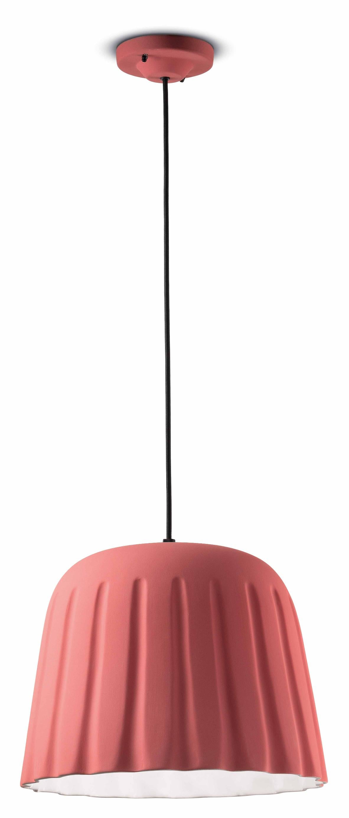 Lampa wisząca ceramiczna MADAME GRES koralowy