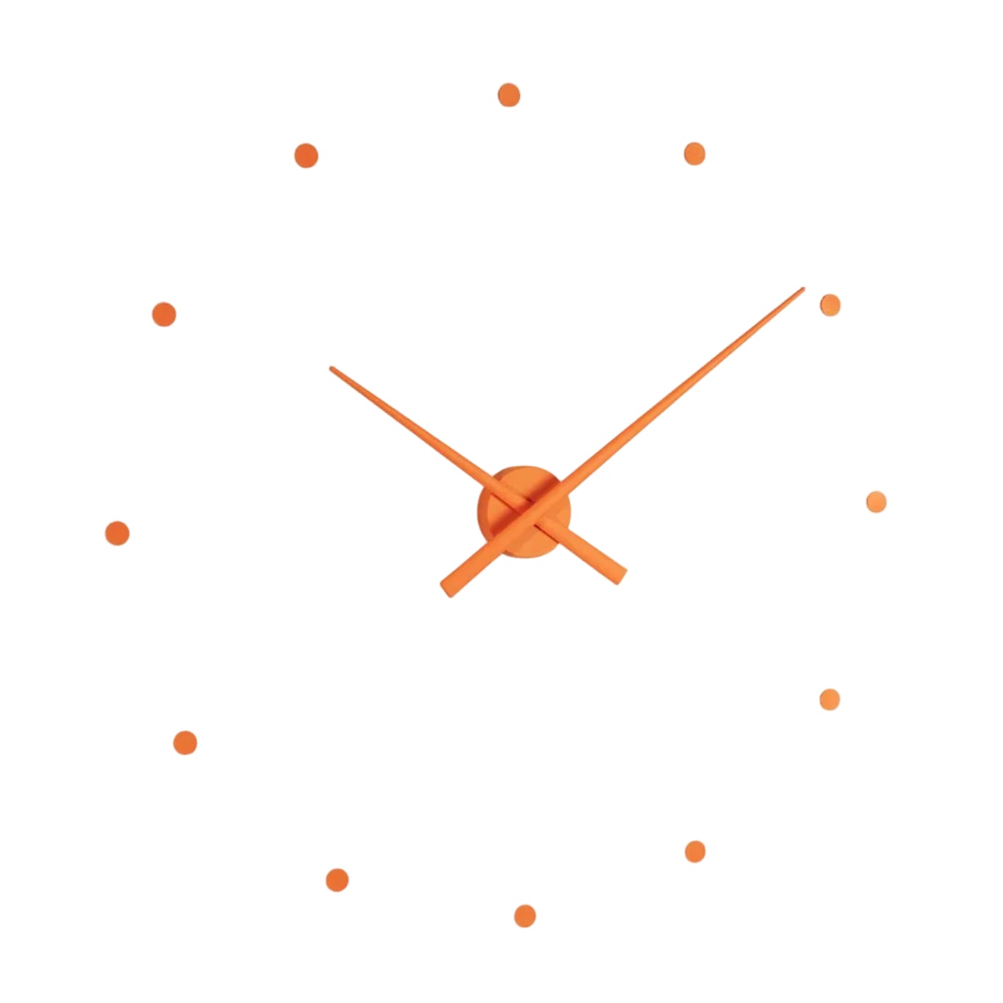 OJ wall clock orange