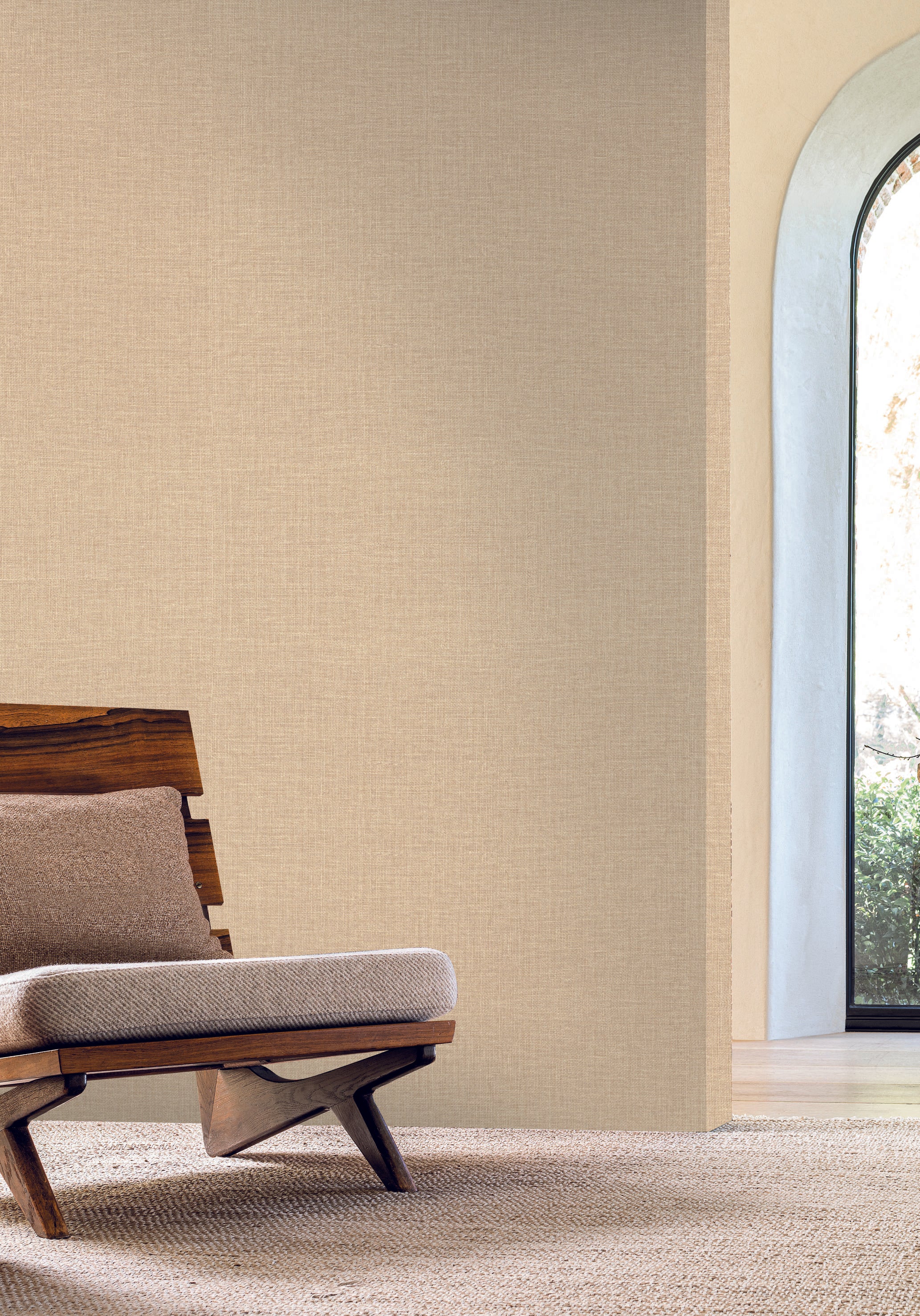 Tapeta winylowa strukturalna LIENZO - TRAVERTIN beżowy