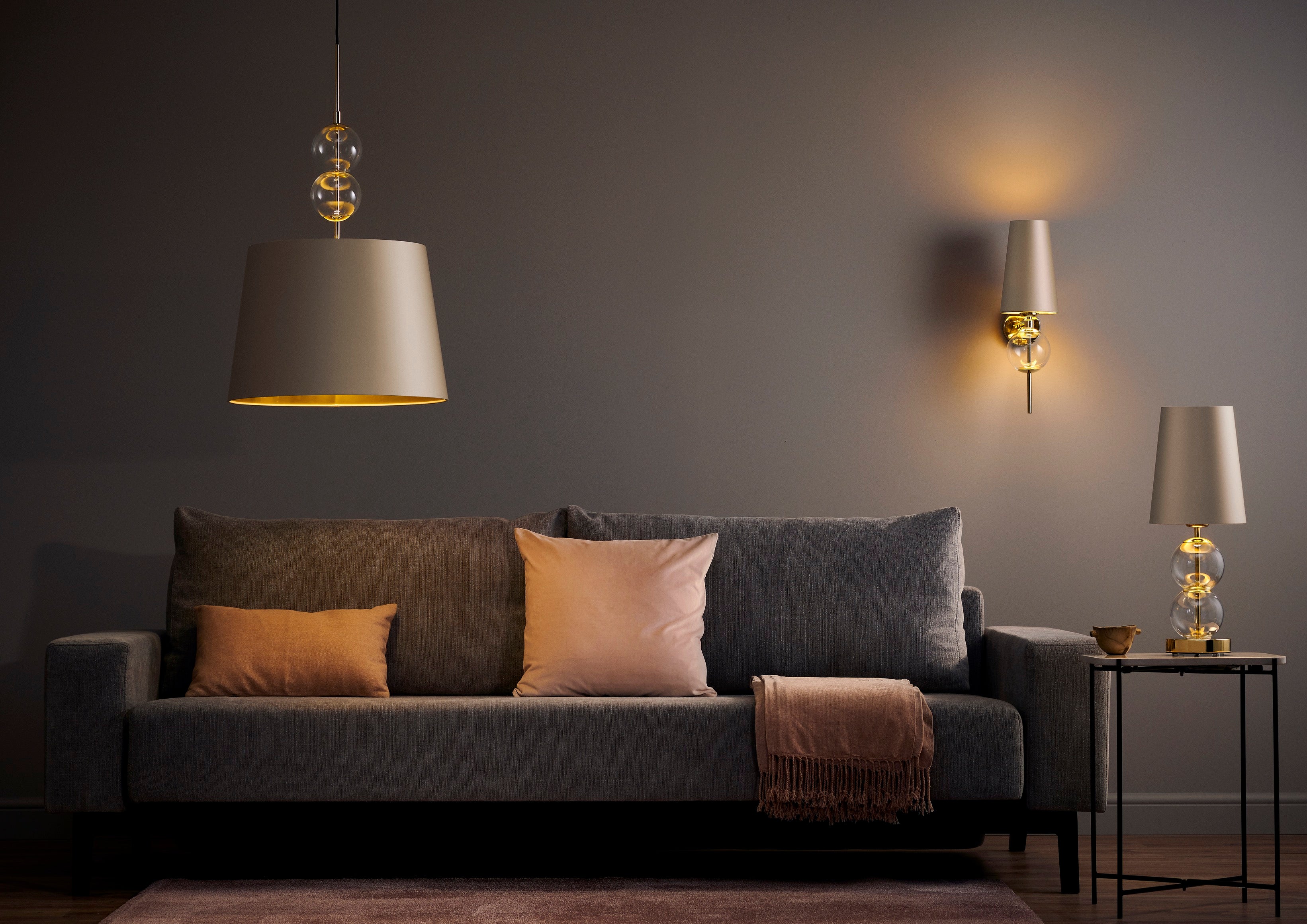 Lampa wisząca COCO szampański