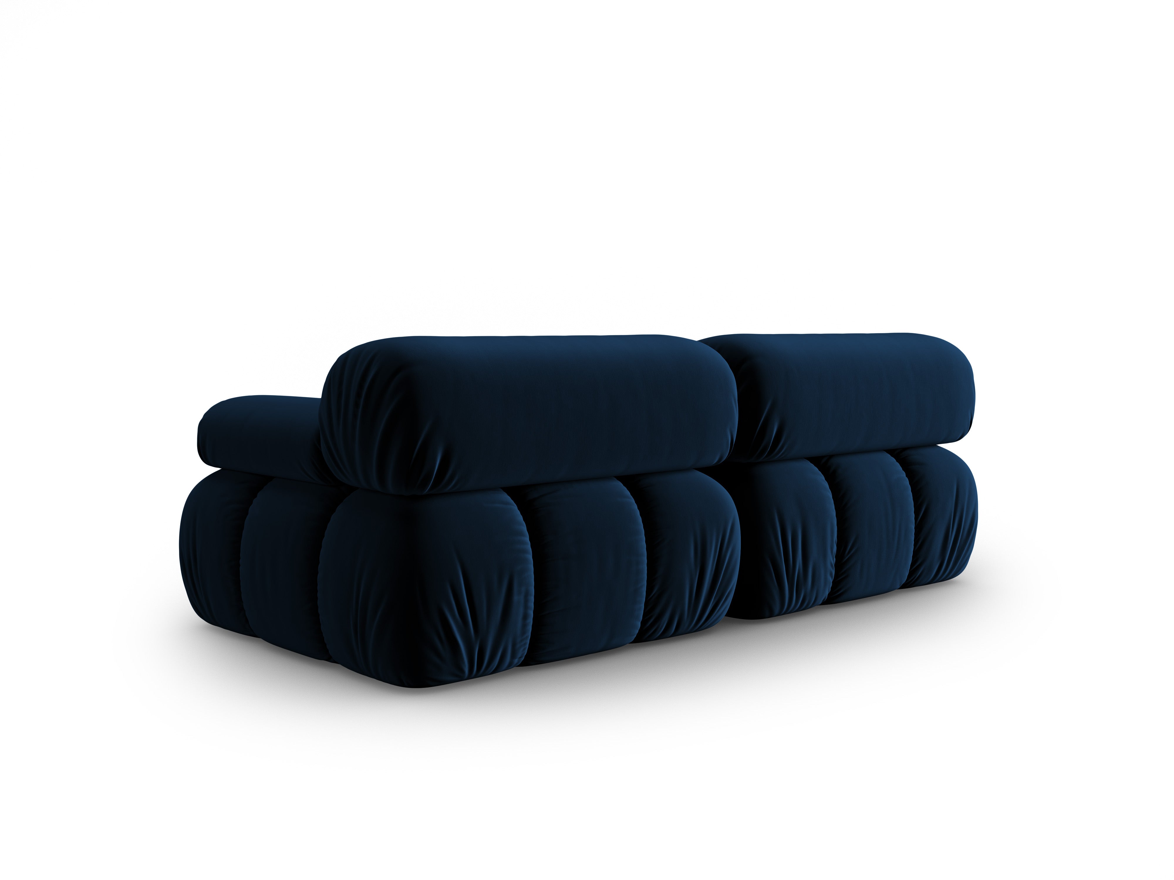 CORTINA Royal Blue Velvet 2-Seater Sofa