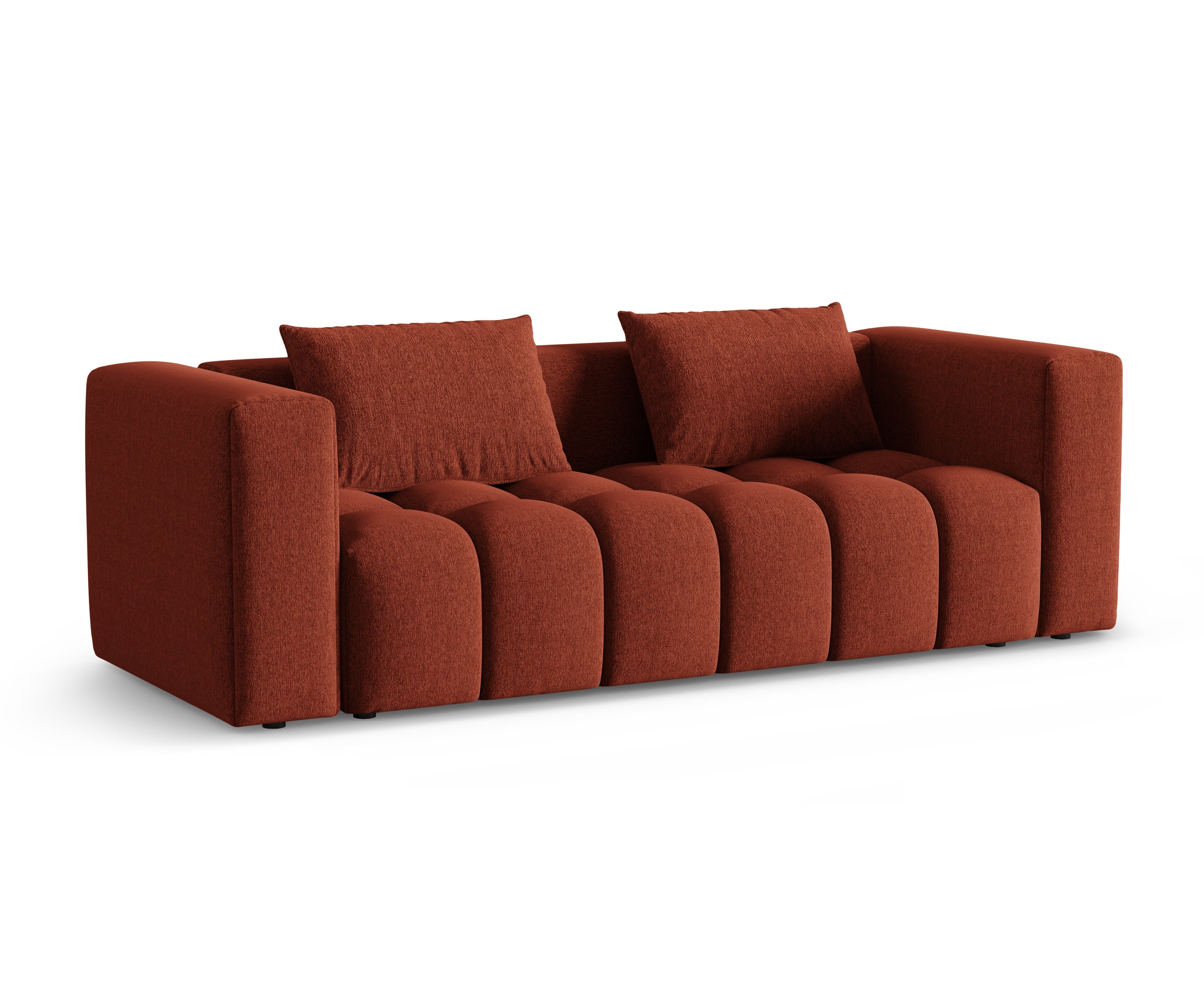 Sofa 3-osobowa z funkcją spania VERONA koralowy