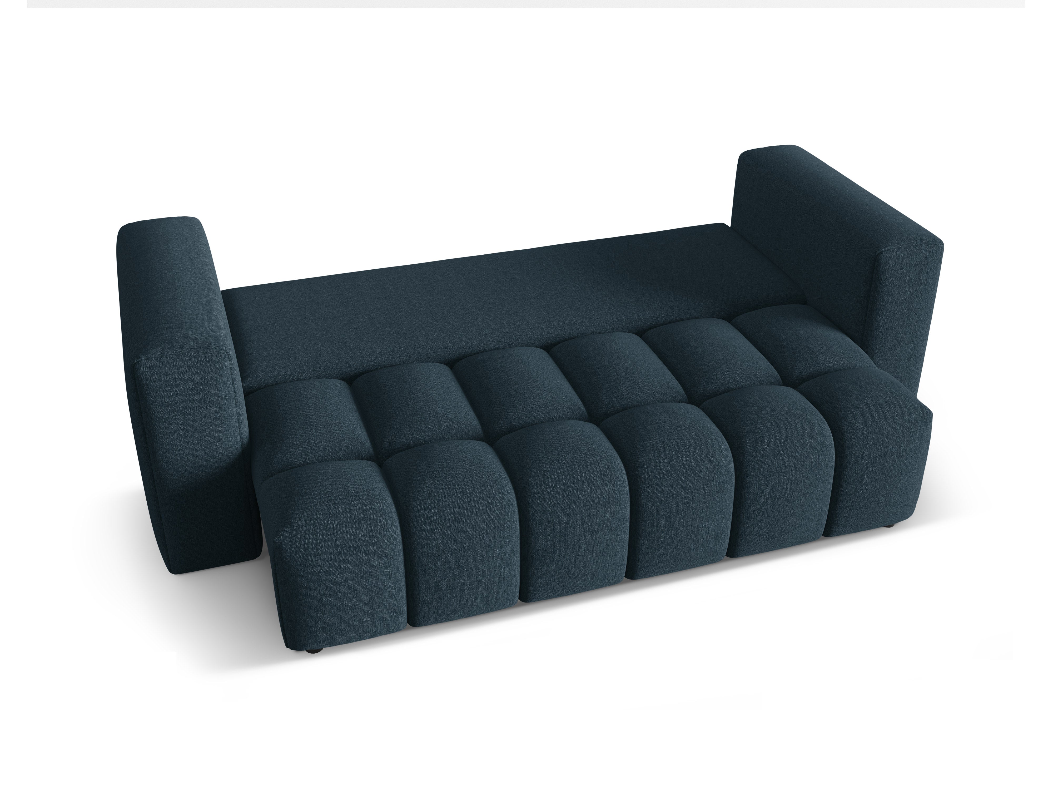 Sofa 3-osobowa z funkcją spania VERONA ciemny niebieski