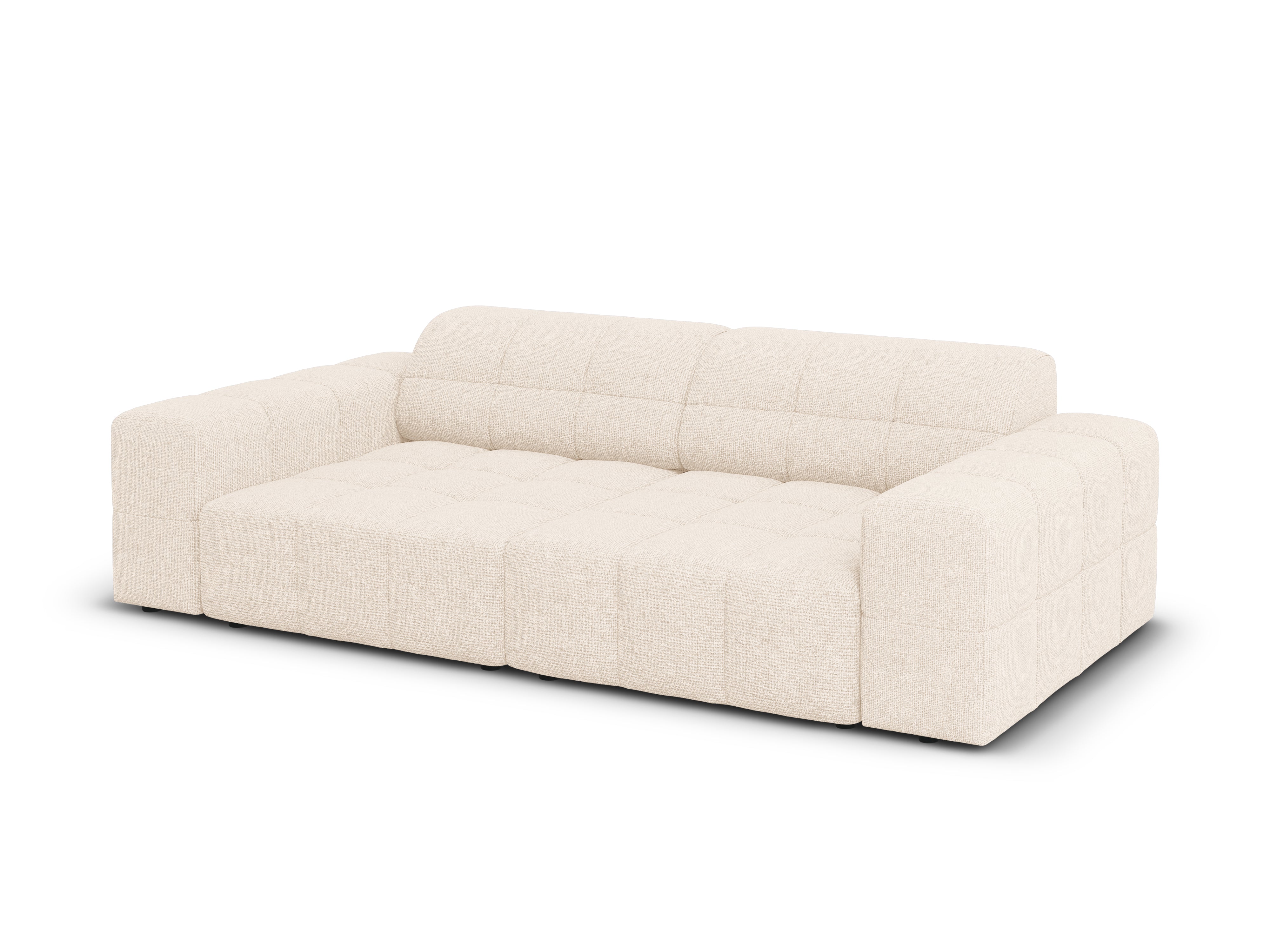 Sofa 3-osobowa CHICAGO jasnobeżowy szenil