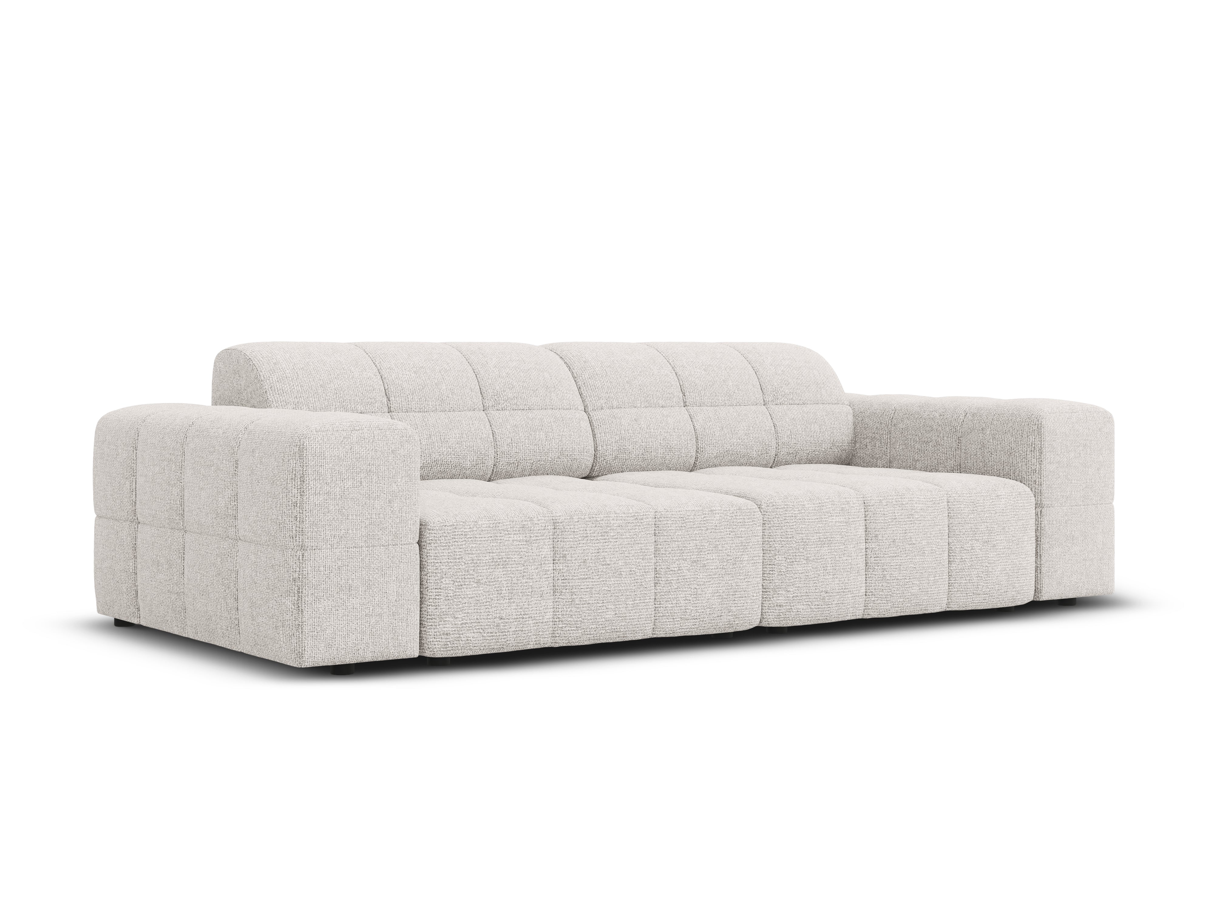 Sofa 3-osobowa CHICAGO jasnoszary szenil