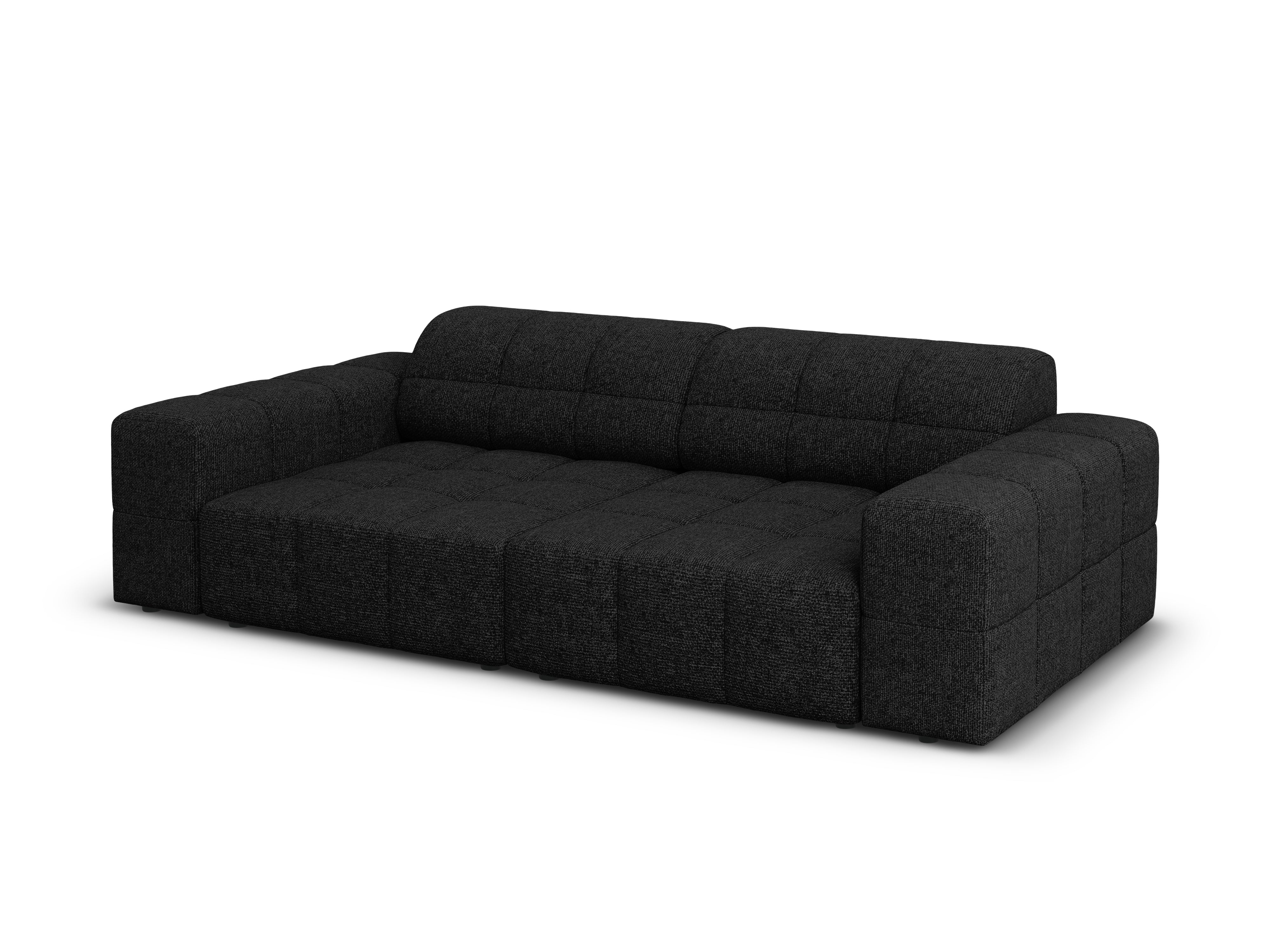 Sofa 3-osobowa CHICAGO czarny szenil