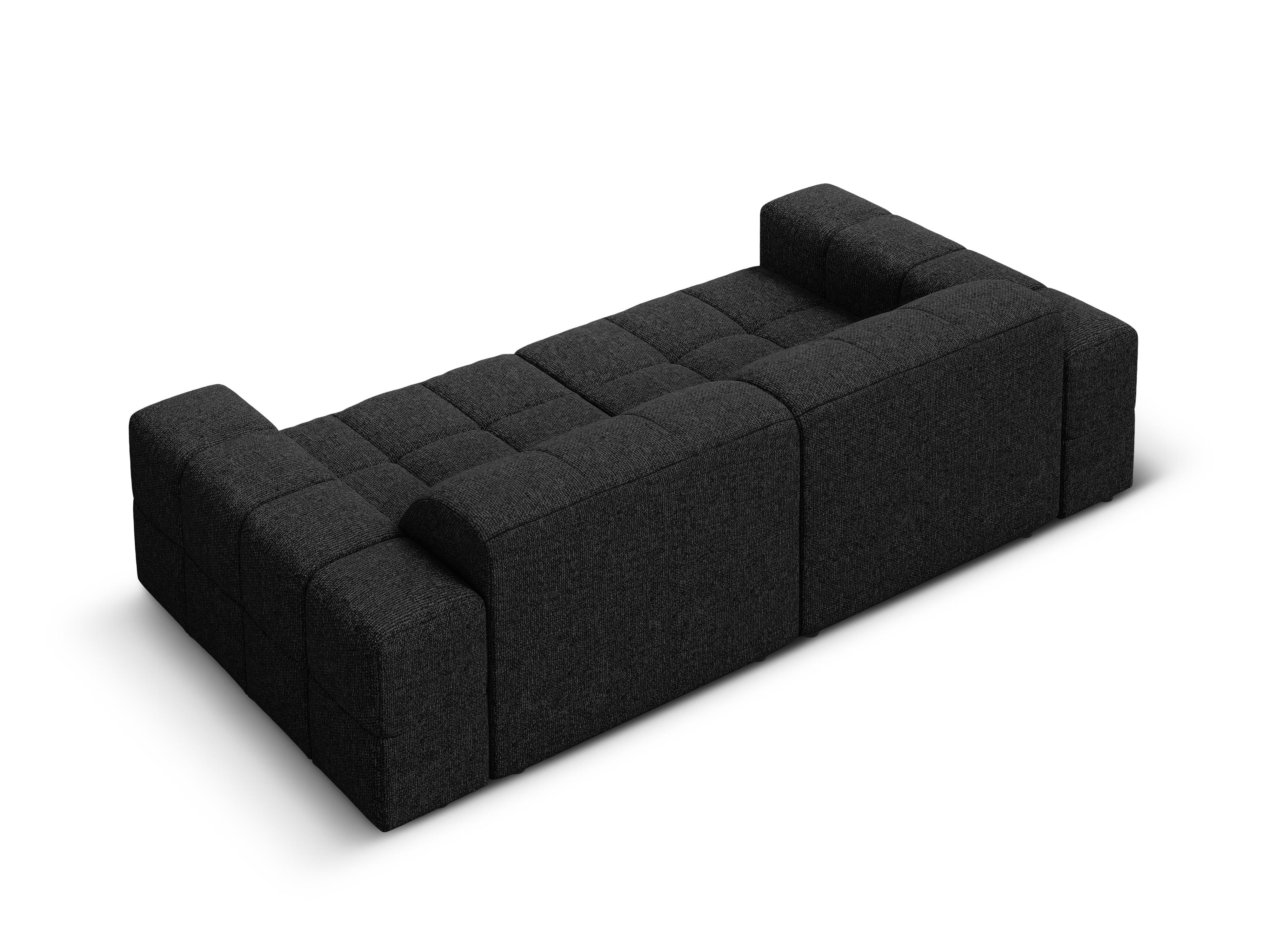 Sofa 3-osobowa CHICAGO czarny szenil