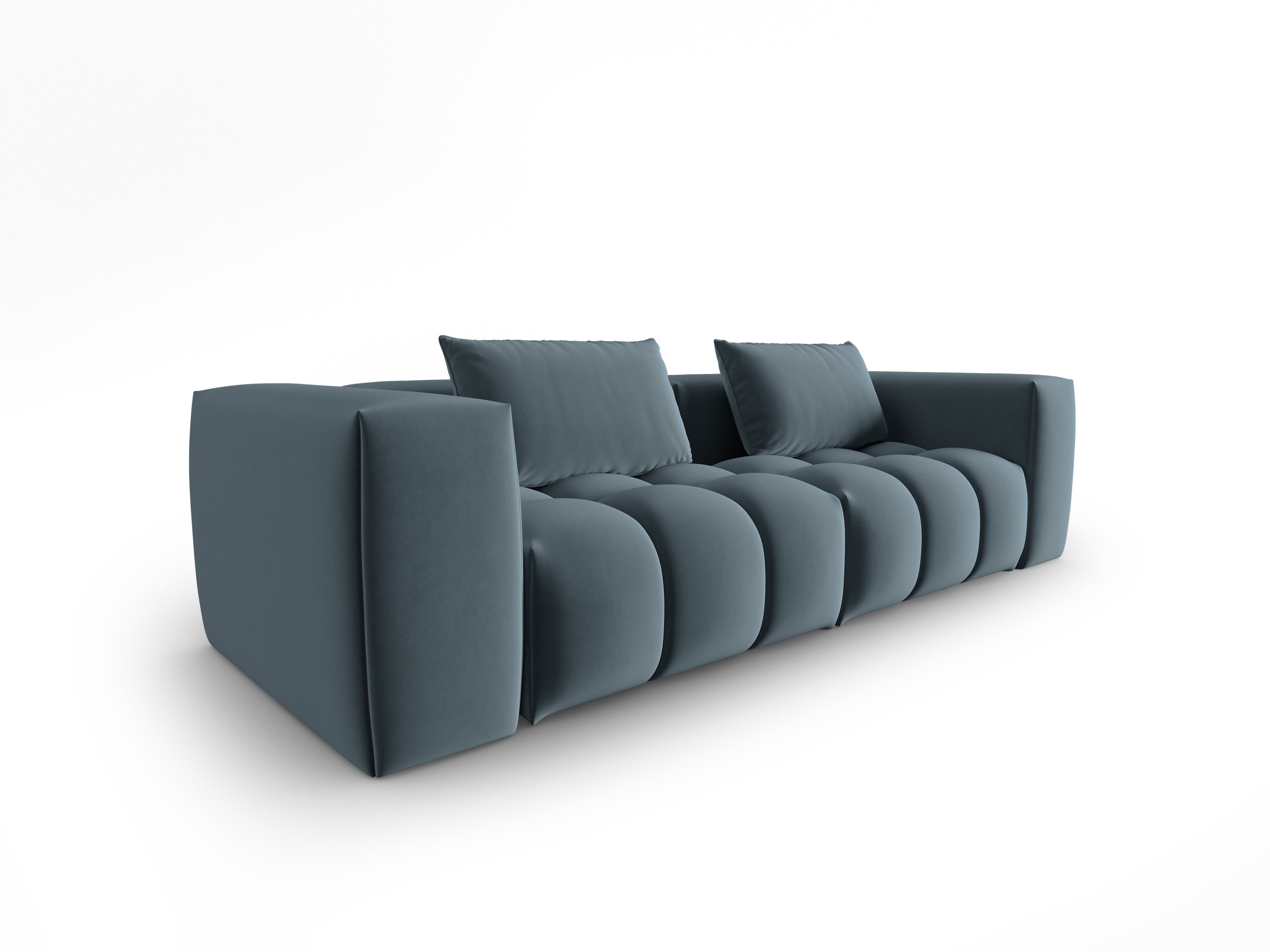 Velvet Sofa for 3 VERONA Blue