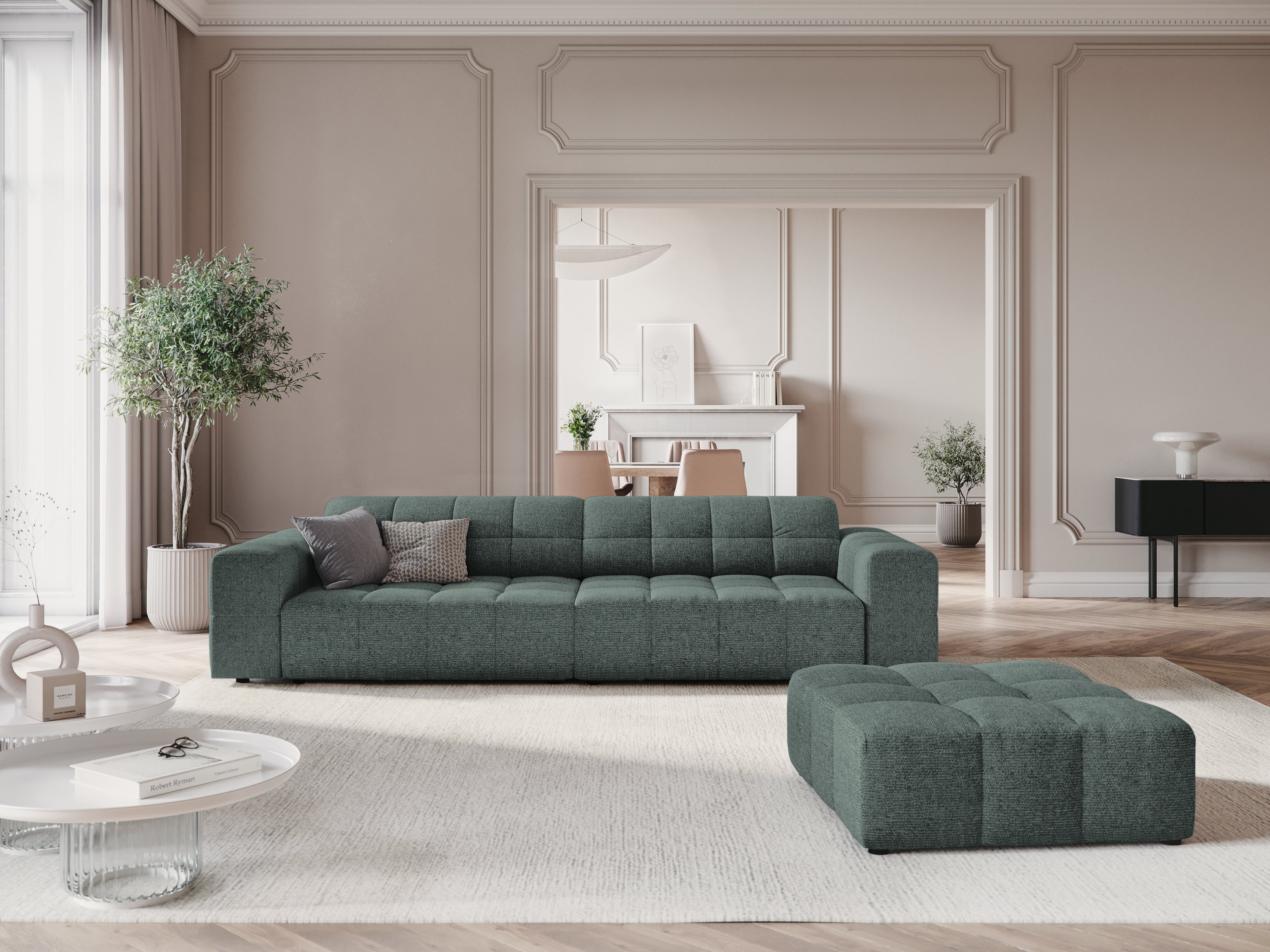 Sofa 4-osobowa CHICAGO petrol szenil