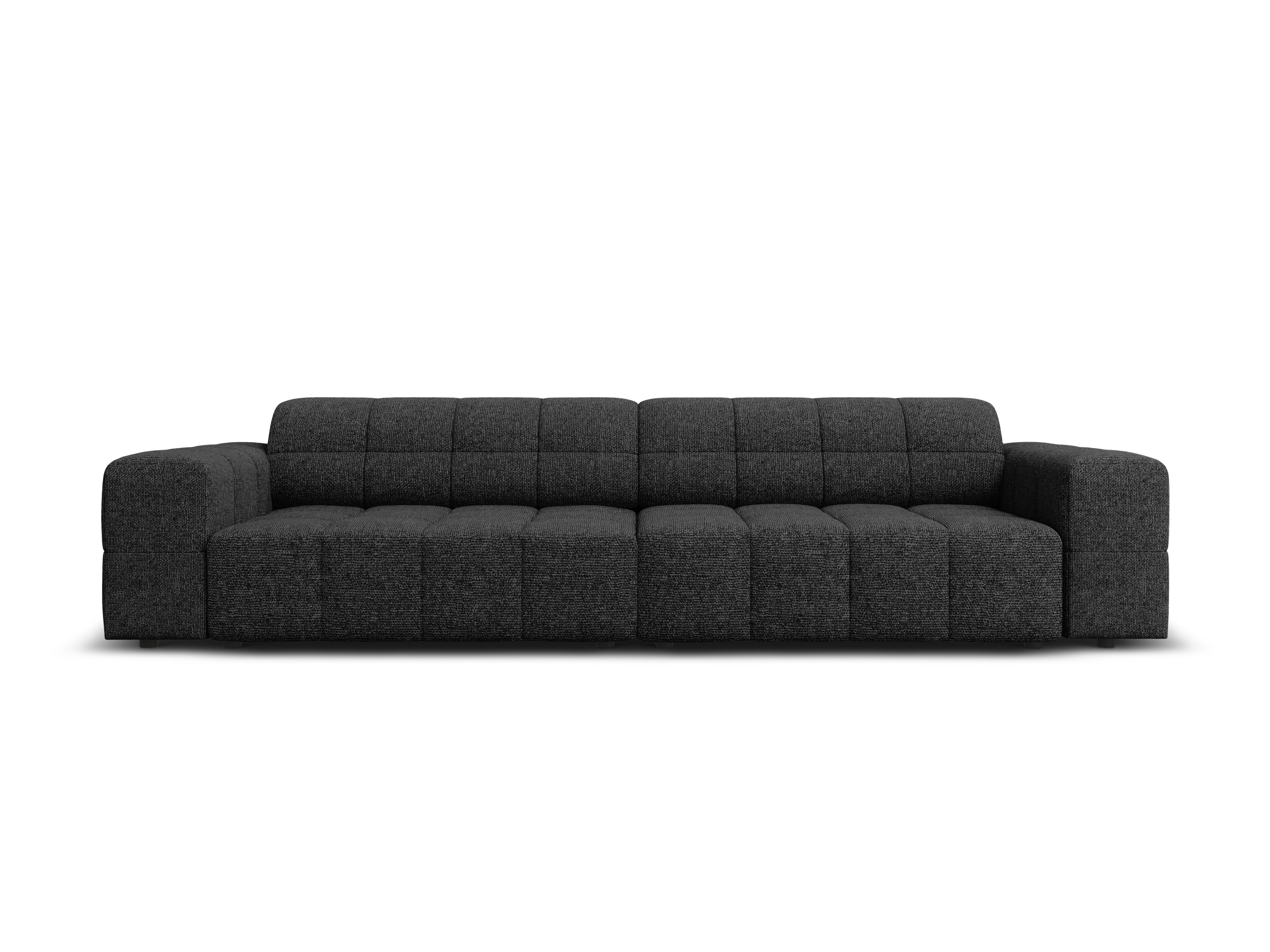 Sofa 4-osobowa CHICAGO czarny szenil