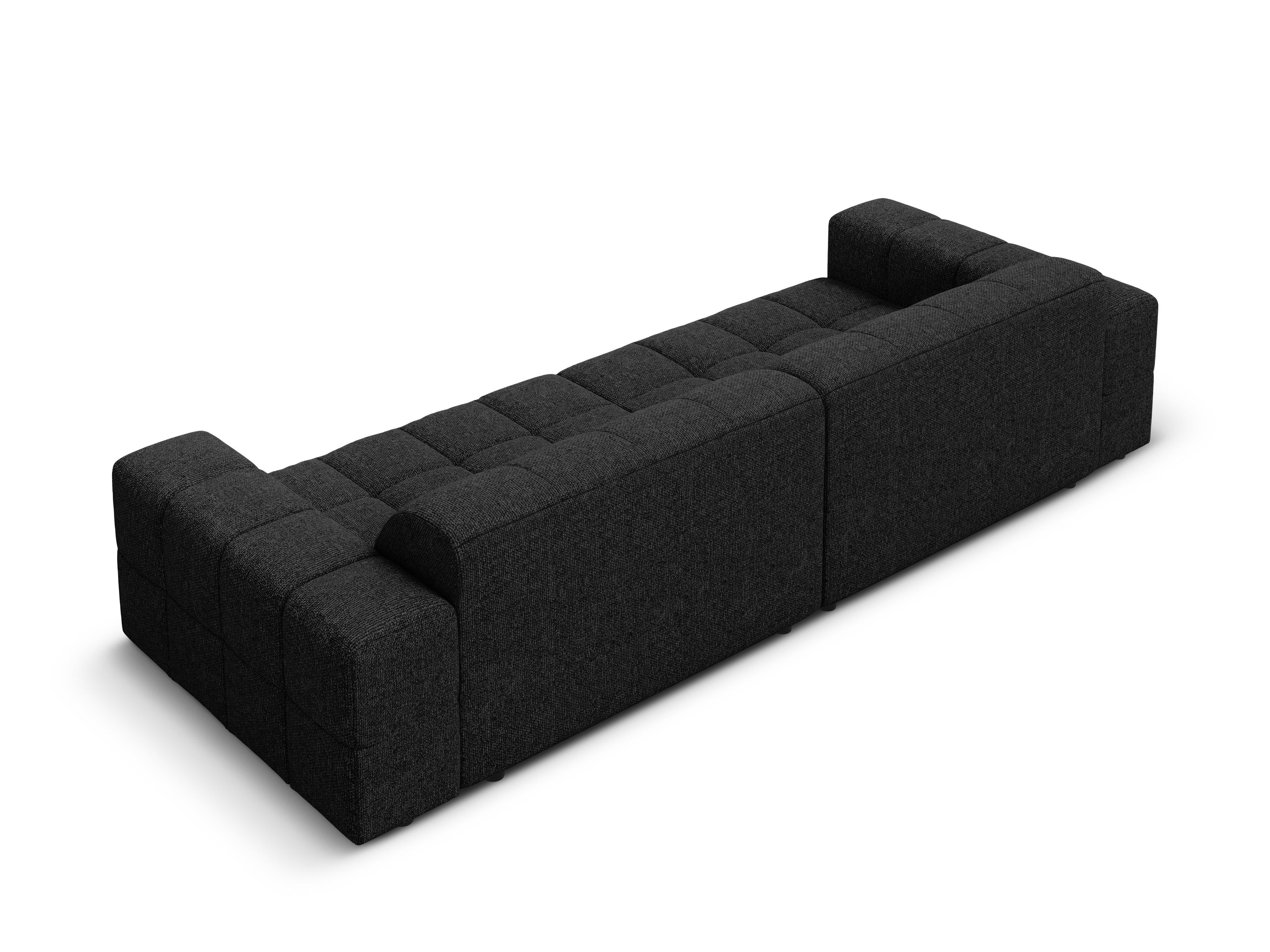 Sofa 4-osobowa CHICAGO czarny szenil