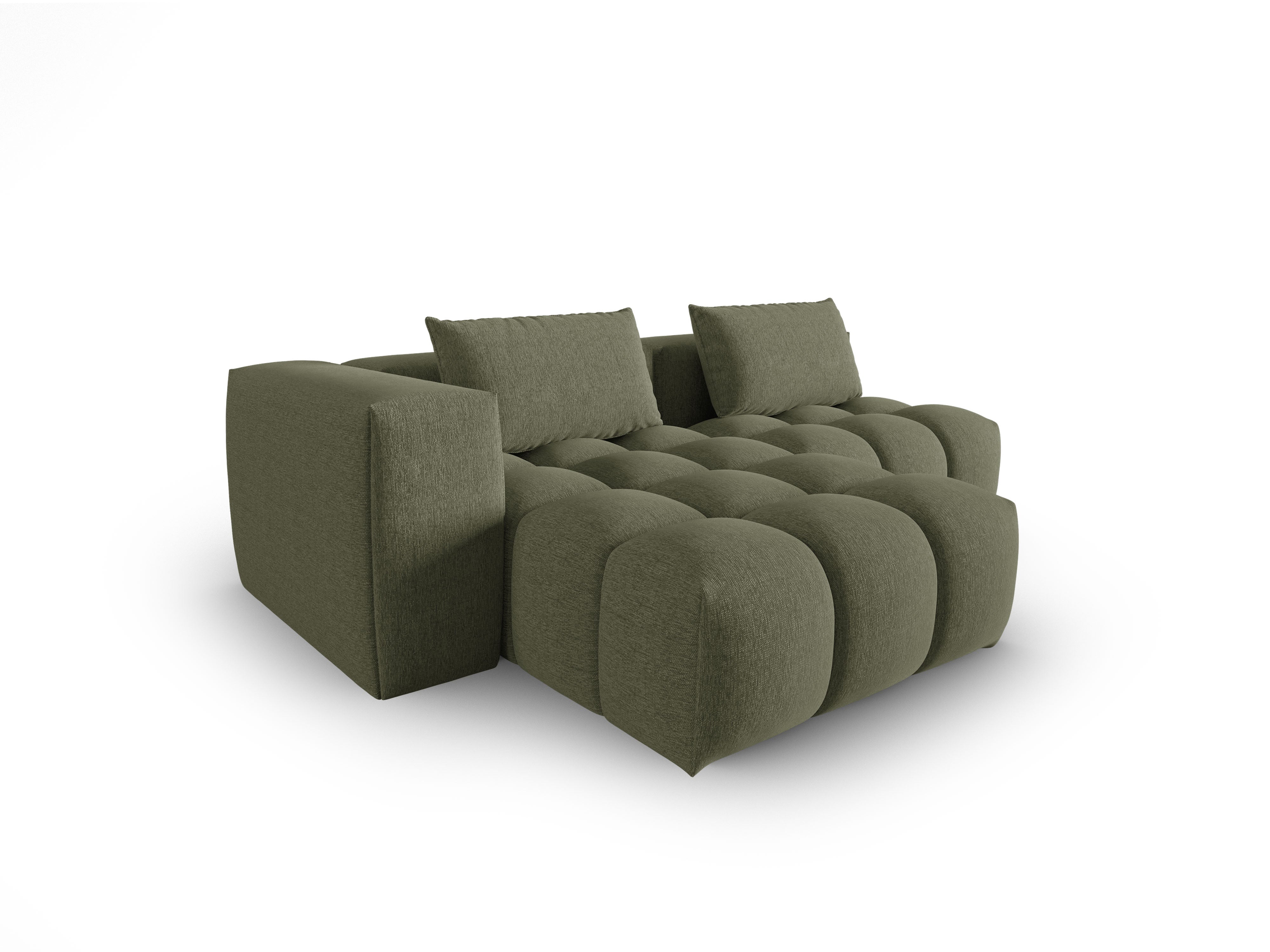 3-Seater Left-Open Corner Sofa VERONA Olive