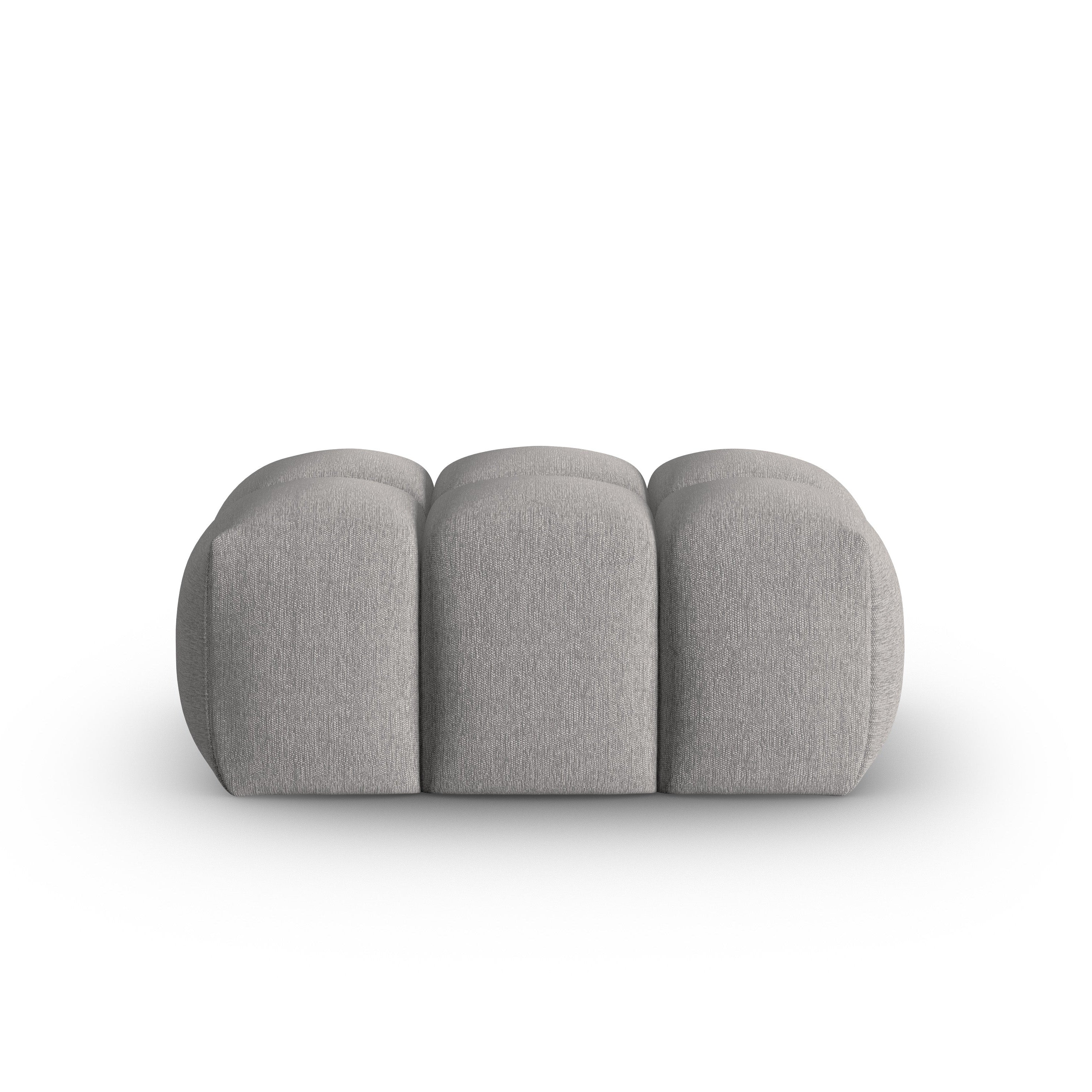 VERONA warm gray pouf