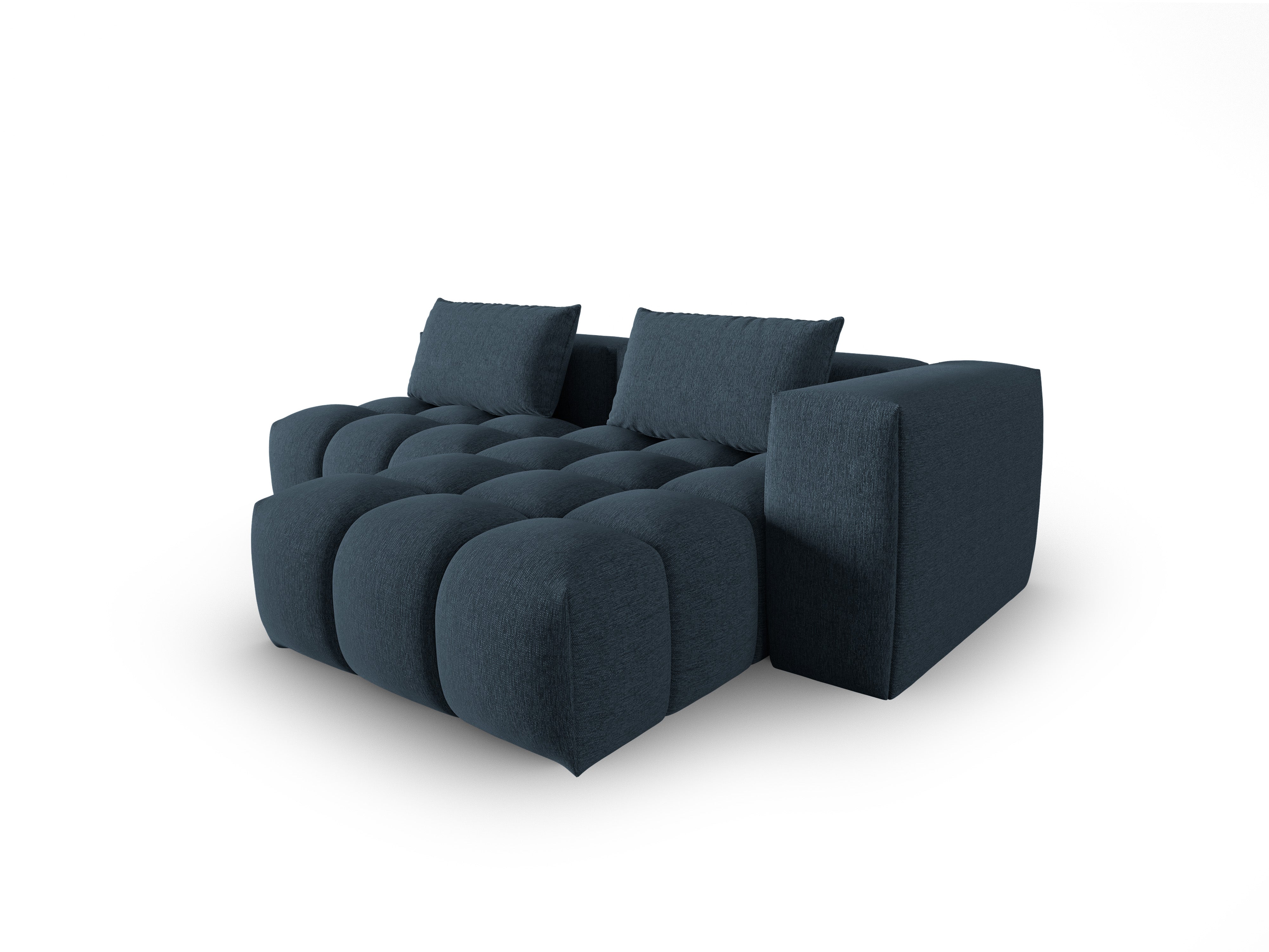 Right-facing open 3-seater corner sofa VERONA dark blue