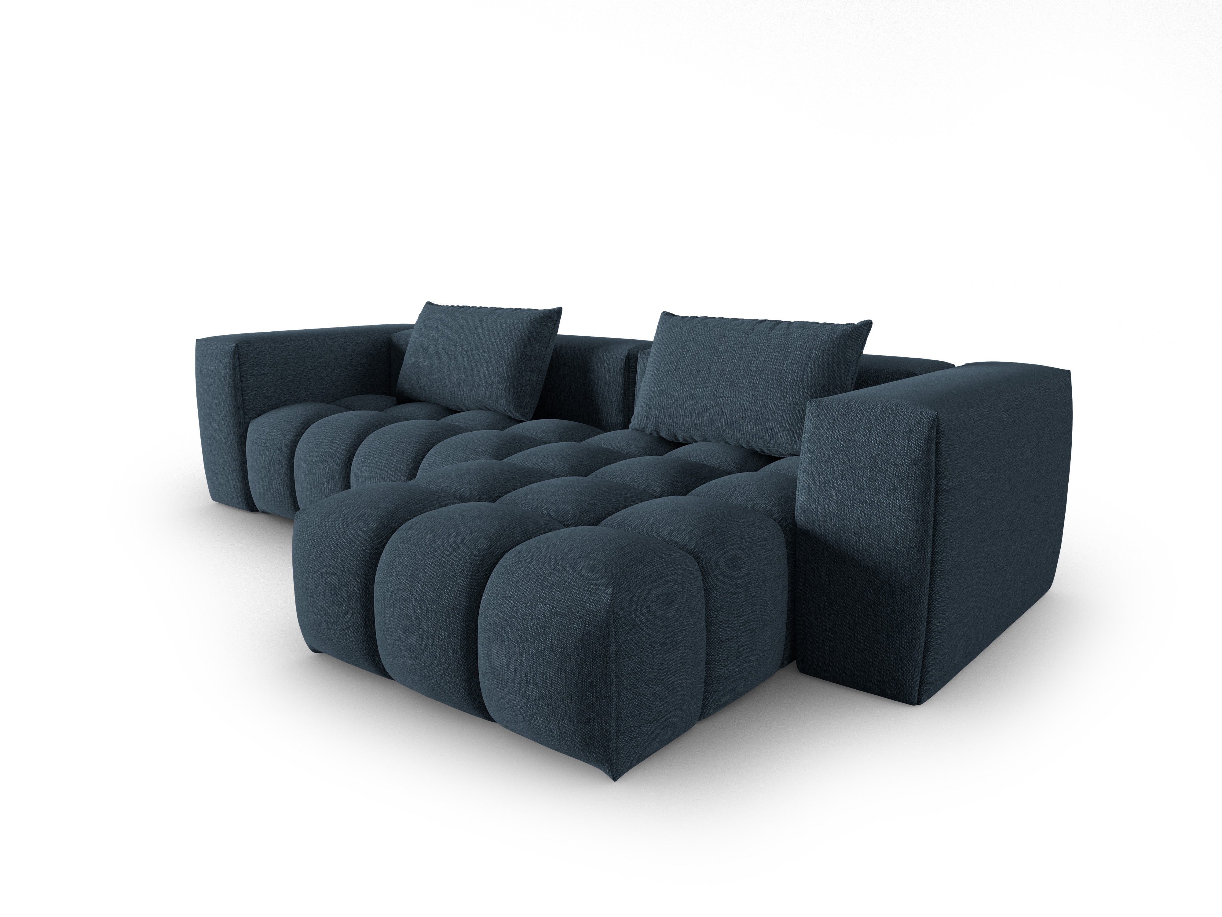 Narożnik 3-osobowy prawostronny VERONA ciemny niebieski – Cosmopolitan Design