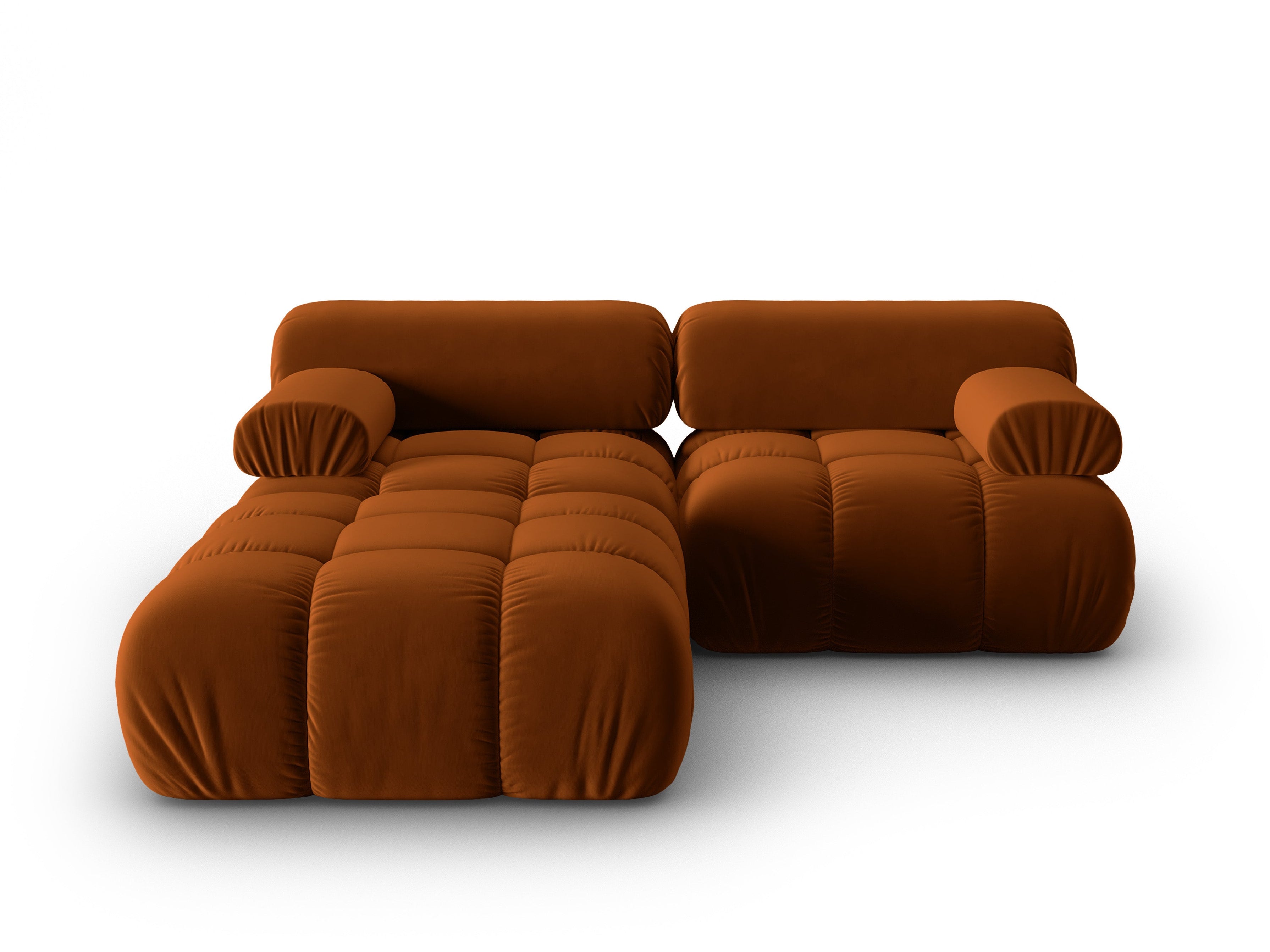 CORTINA Brick Velvet 3-Seater Sofa